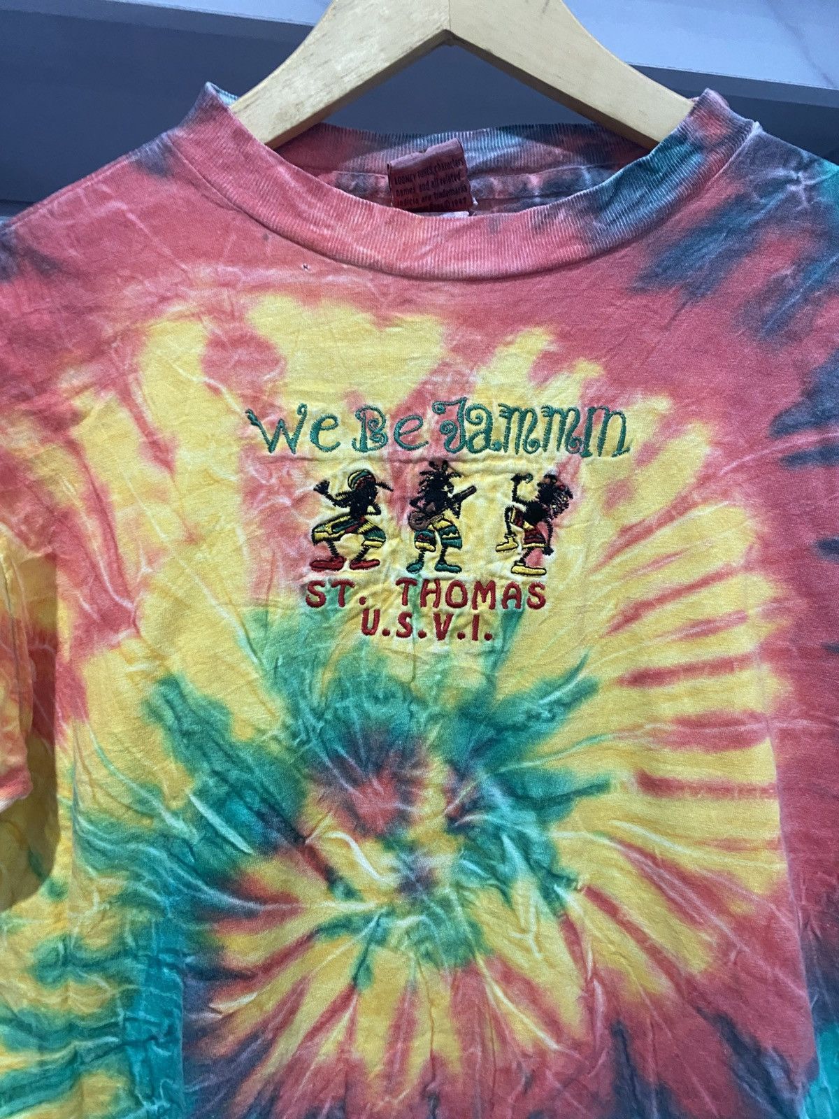Vintage Vintage We Be Jammm Ragge Tshirt Tiedye AA60 Size US XXS / EU 40 - 2 Thumbnail