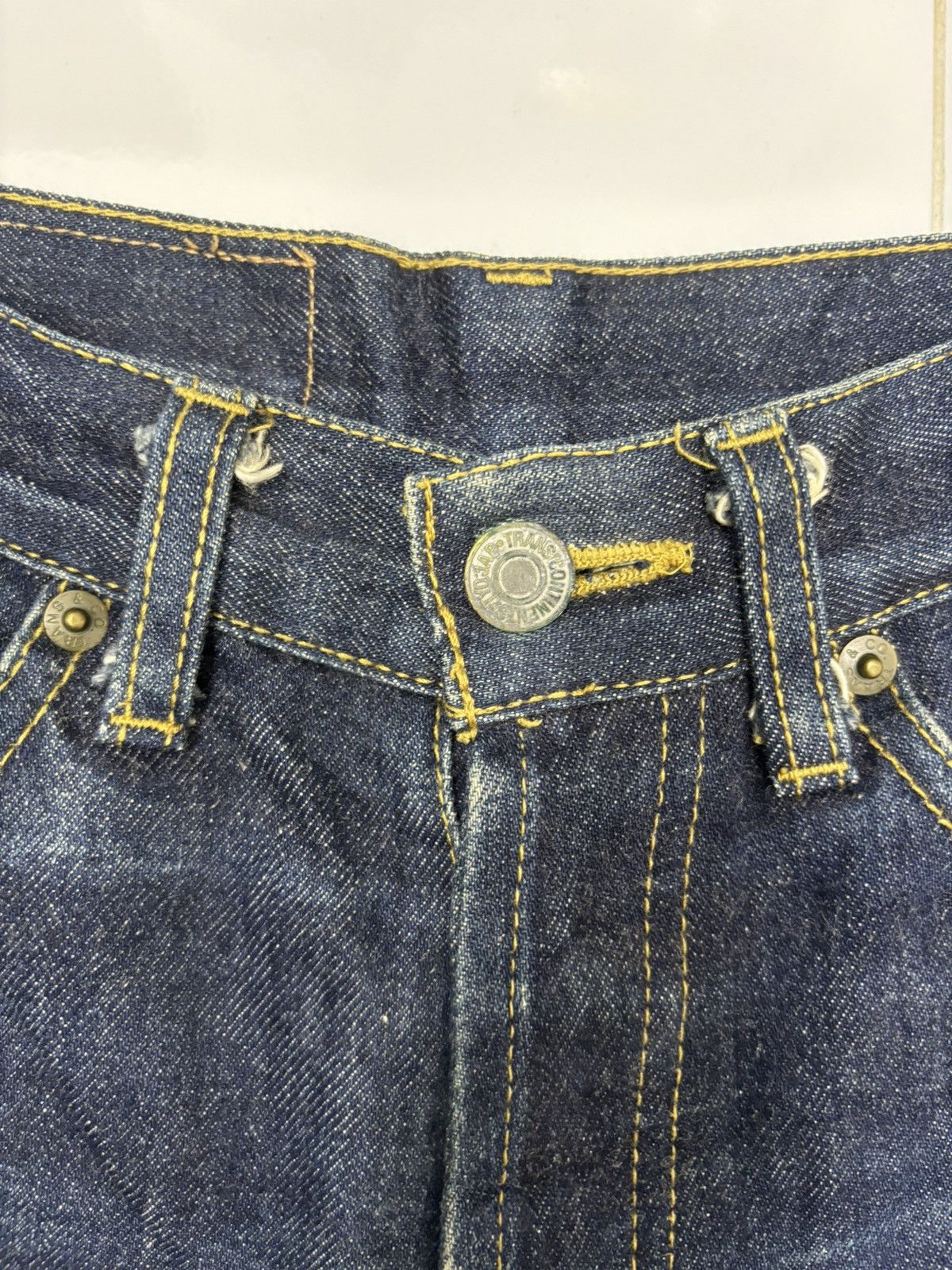 Yohji Yamamoto 🔥TRANS CONTINENTS JAPANESE DENIM JEANS Size US 28 / EU 44 - 9 Thumbnail
