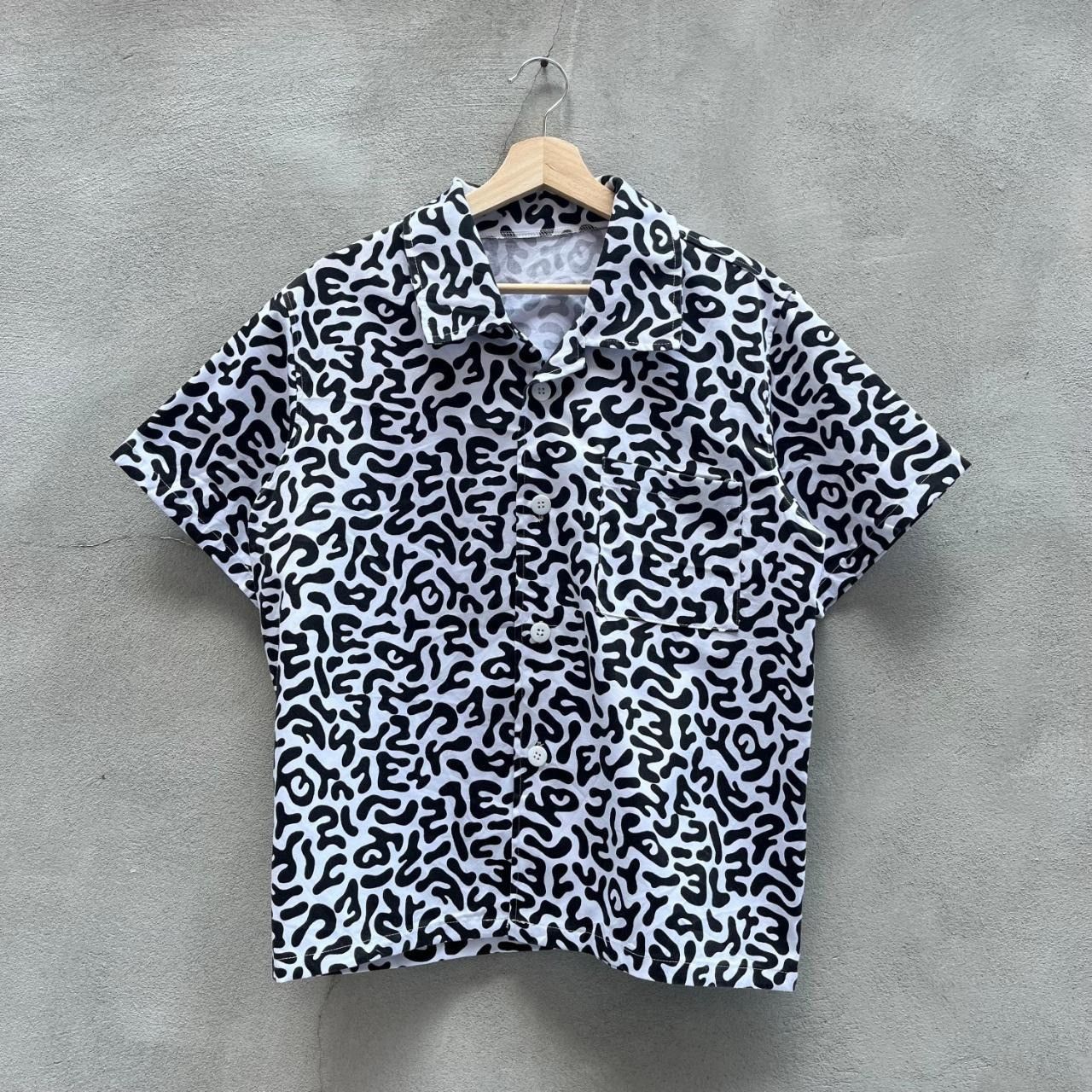 Vintage 80’s Korean Military School Camo Short Sleeve Button Down Size US M / EU 48-50 / 2 - 1 Thumbnail