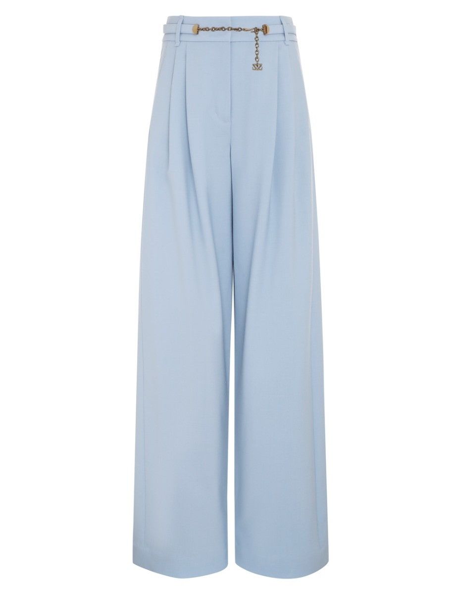 Zimmermann oc11z0425 Lyrical Straight Leg Pant in Blue Size 28" / US 6 / IT 42 - 1 Thumbnail