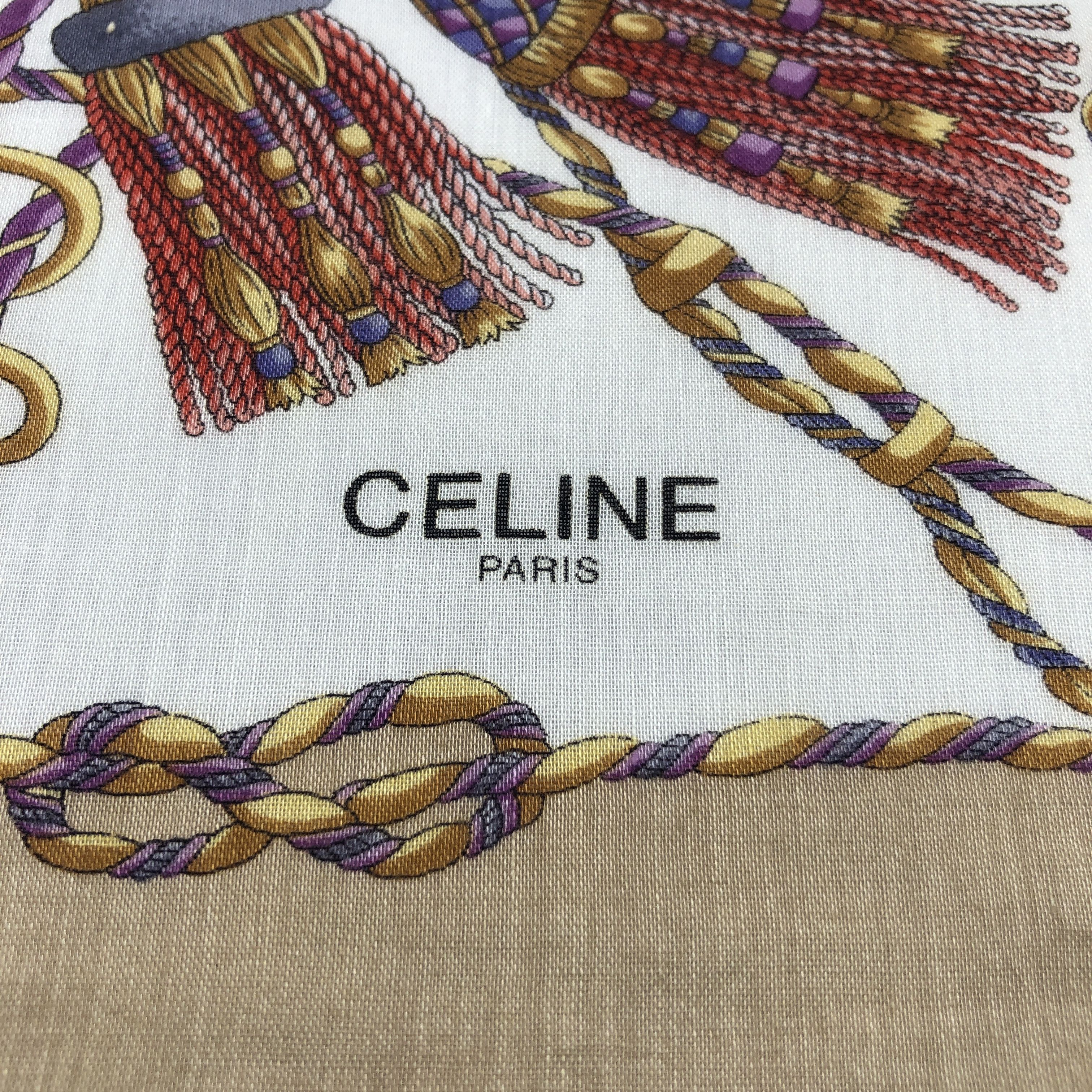 Celine Celine Handkerchief Neckerchief Bandana H3068 Size ONE SIZE - 3 Thumbnail