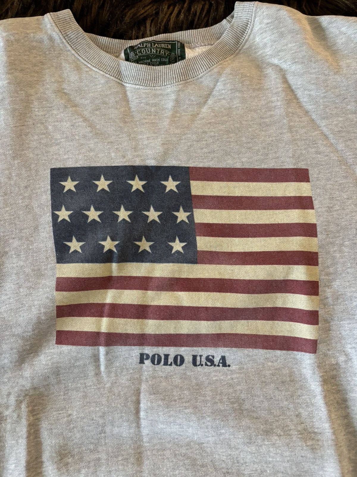 Polo Ralph Lauren Ralph Lauren Country USA Flag Sweatshirt Size US M / EU 48-50 / 2 - 3 Thumbnail