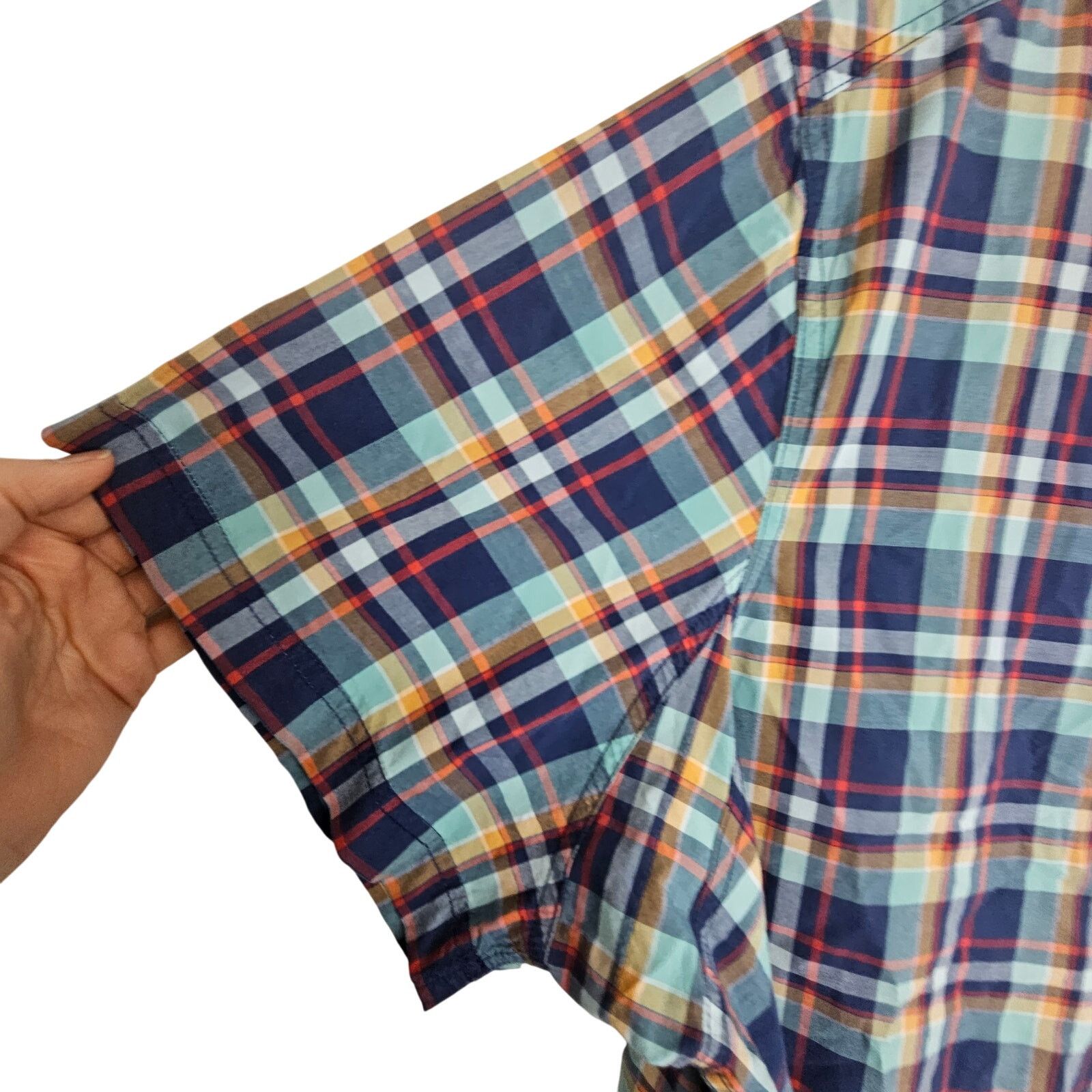 Duluth Trading Company Duluth Trading Co. Shirt Plaid Short Sleeve Button Front 3XL Size US XXL / EU 58 / 5 - 4 Thumbnail
