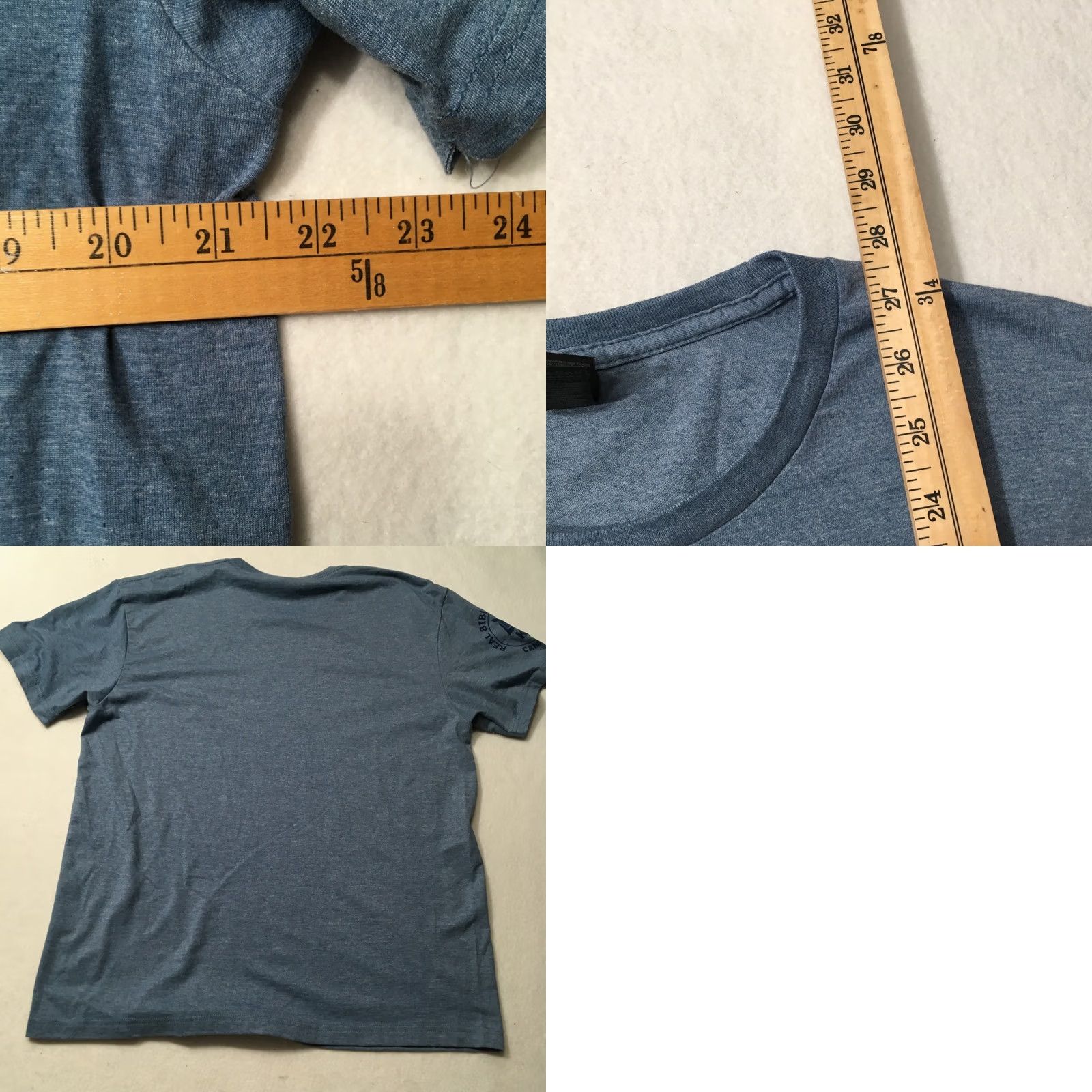 Gildan Jesus T-Shirt Size XL Blue double sided graphic spirit world Mens Size US XL / EU 56 / 4 - 8 Thumbnail