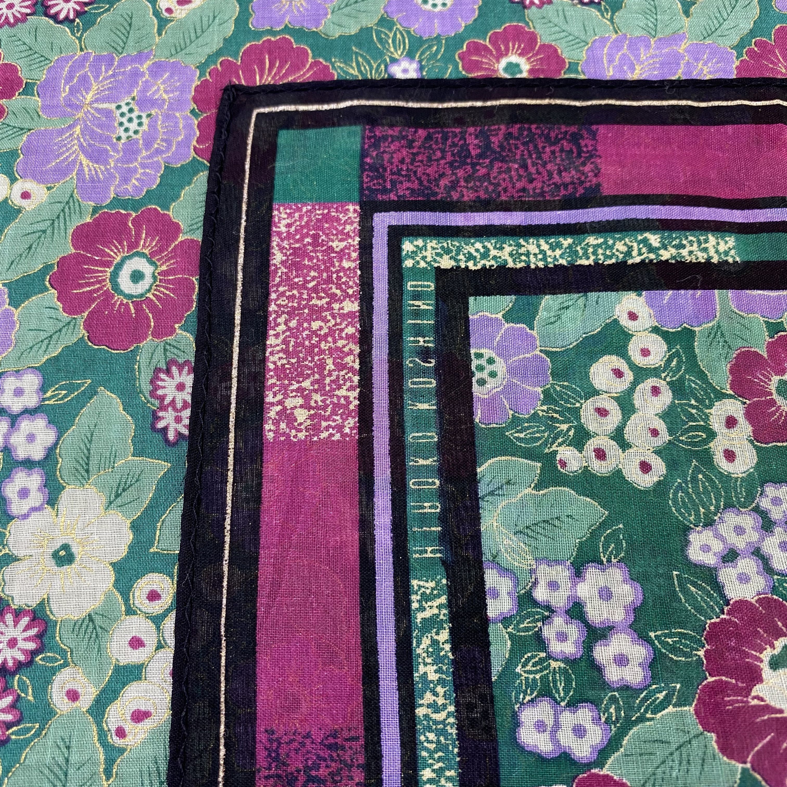 Japanese Brand Hiroko Koshino Handkerchief / Bandana / Neckerchief-B2137 Size ONE SIZE - 6 Thumbnail