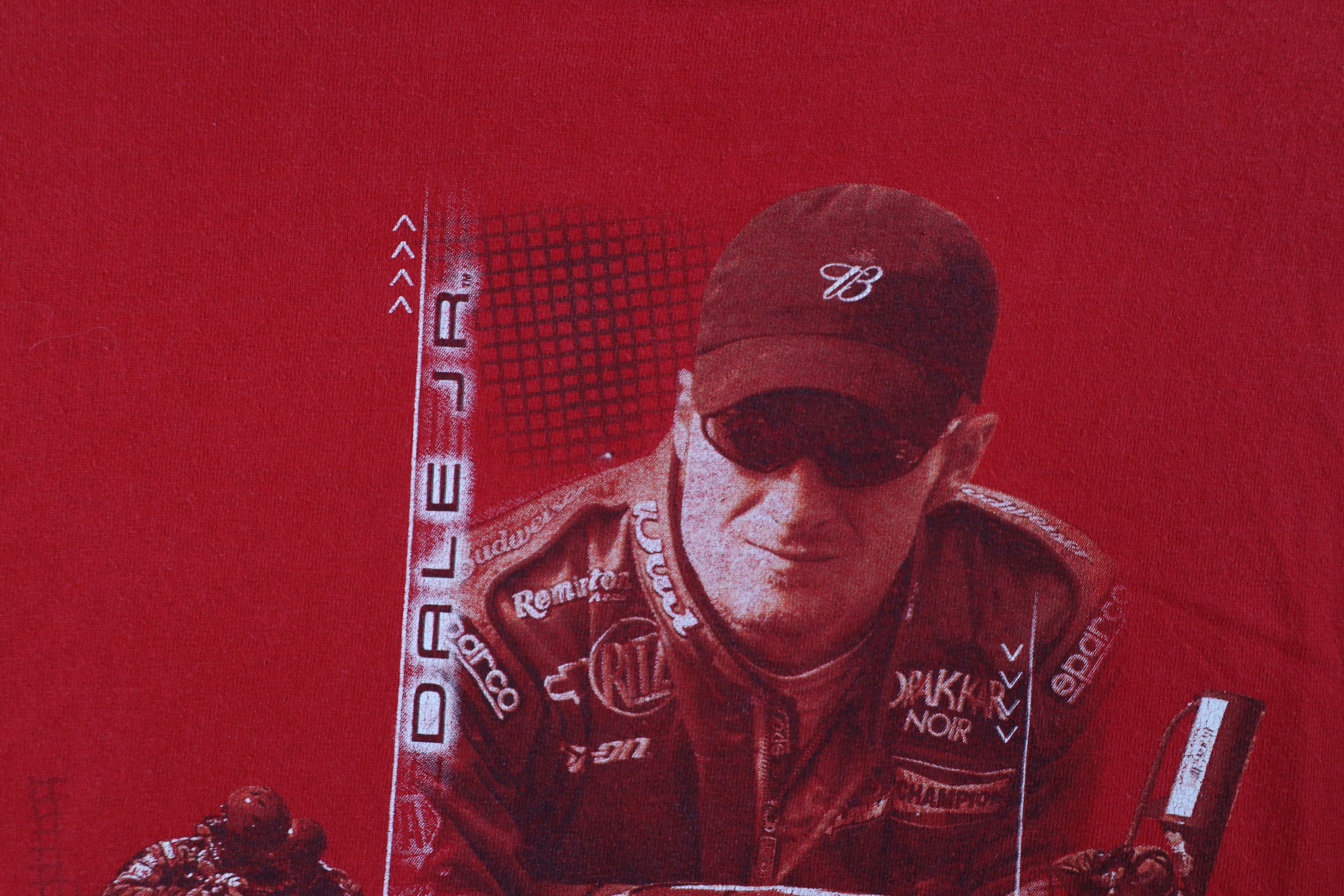 Vintage Vintage Nascar Dale Earnhardt Jr Racing Short Sleeve T-Shirt Size US M / EU 48-50 / 2 - 8 Thumbnail