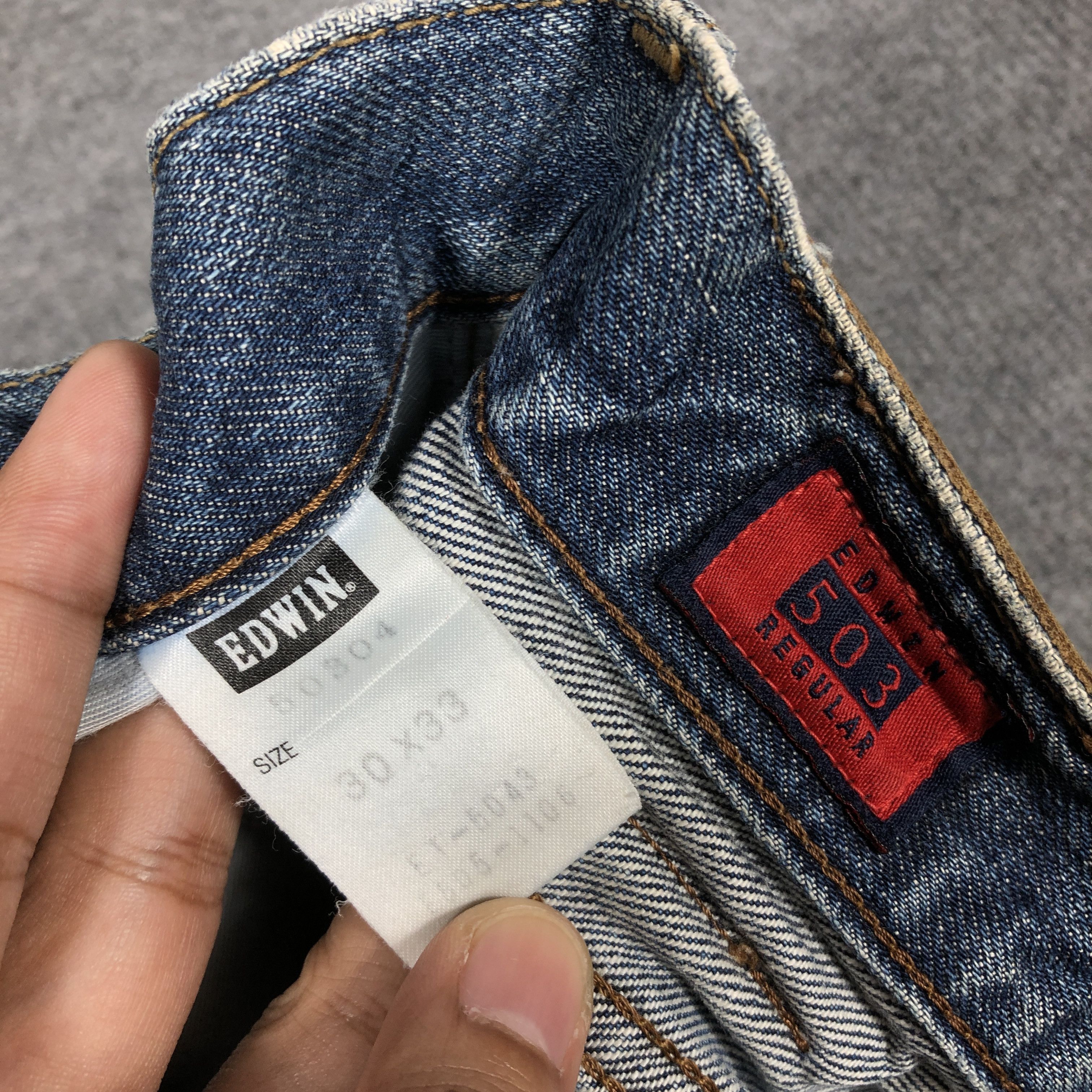 Edwin × Vintage Vintage Edwin 503 Regular Jeans L1196 Size US 29 - 8 Thumbnail