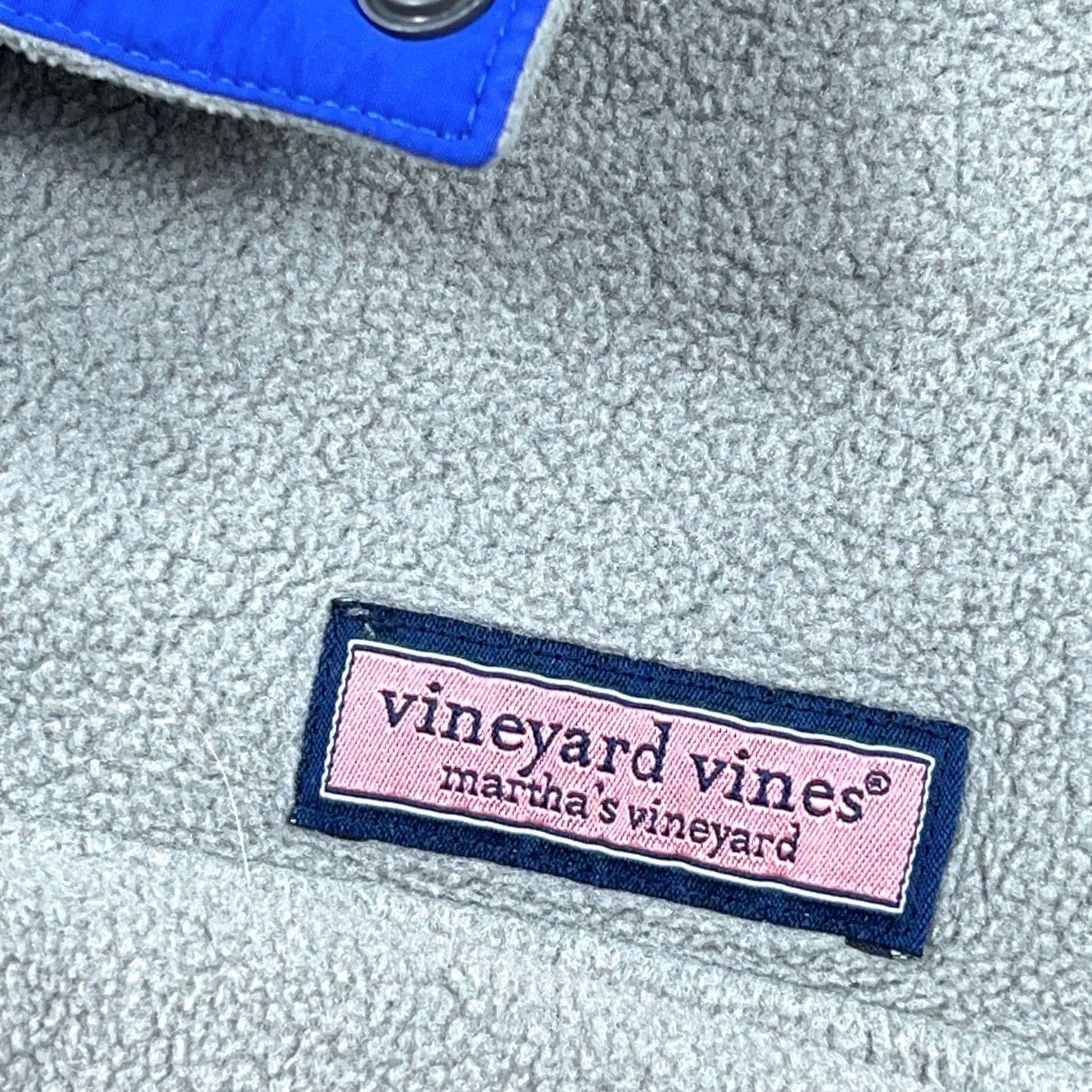 Vineyard Vines Vineyard Vines Sweater Mens M Gray Men Blue Pullover Fleece Snap Jacket Preppy Size US M / EU 48-50 / 2 - 5 Thumbnail
