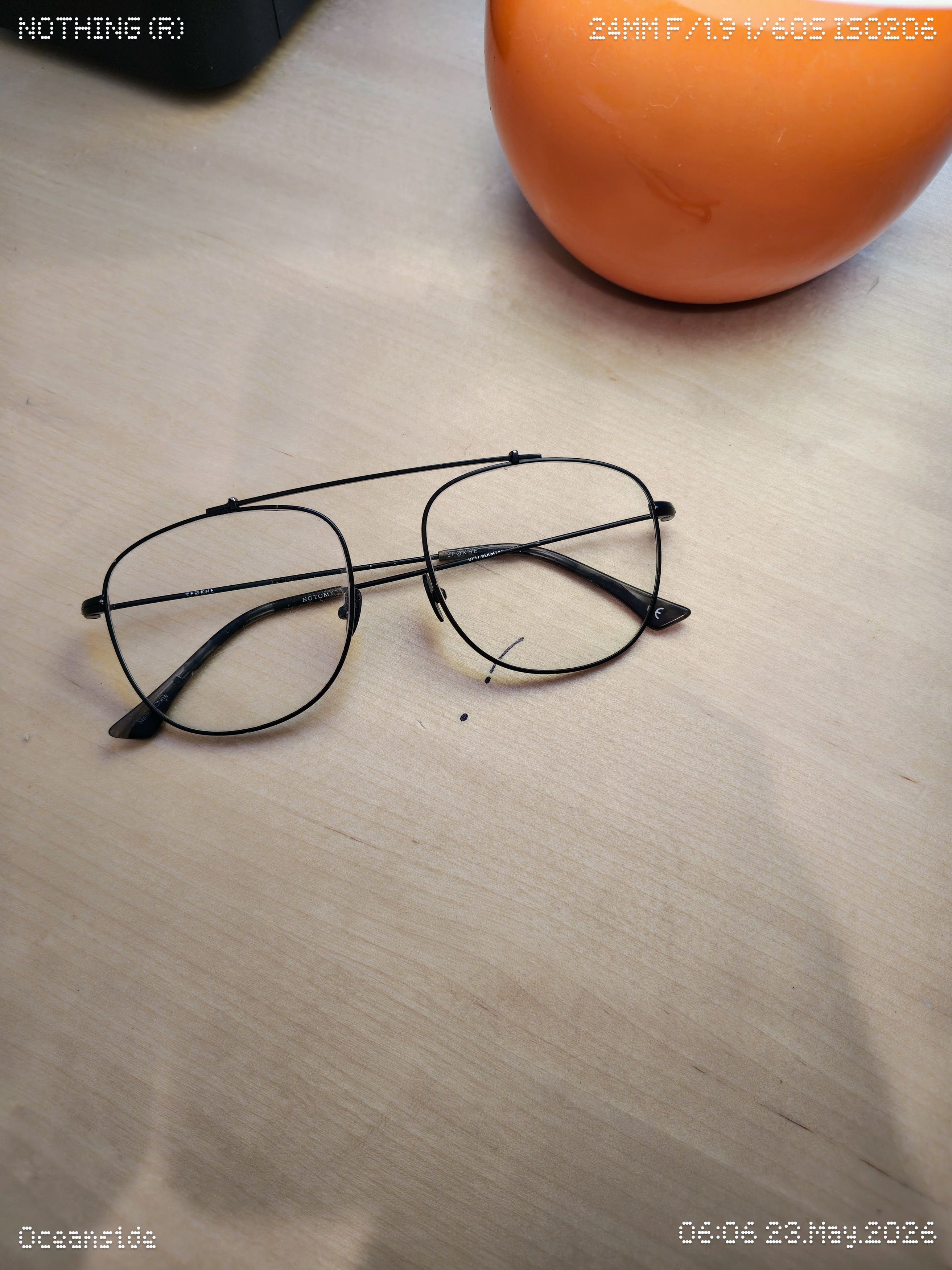 EPOKHE Epokhe Notomy Black Glasses RX,Sunglasses Frames Size ONE SIZE - 1 Thumbnail