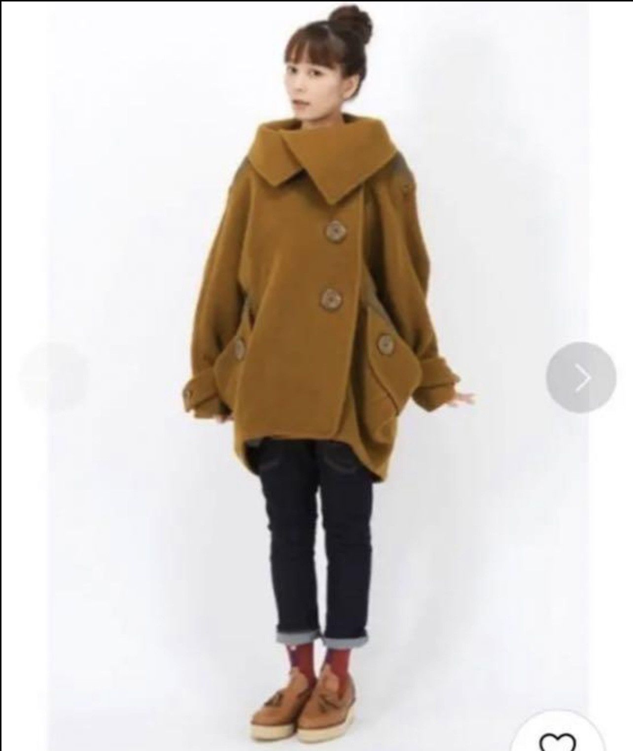 Mercibeaucoup by Issey Miyake Shawl Collar Oversized Jacket