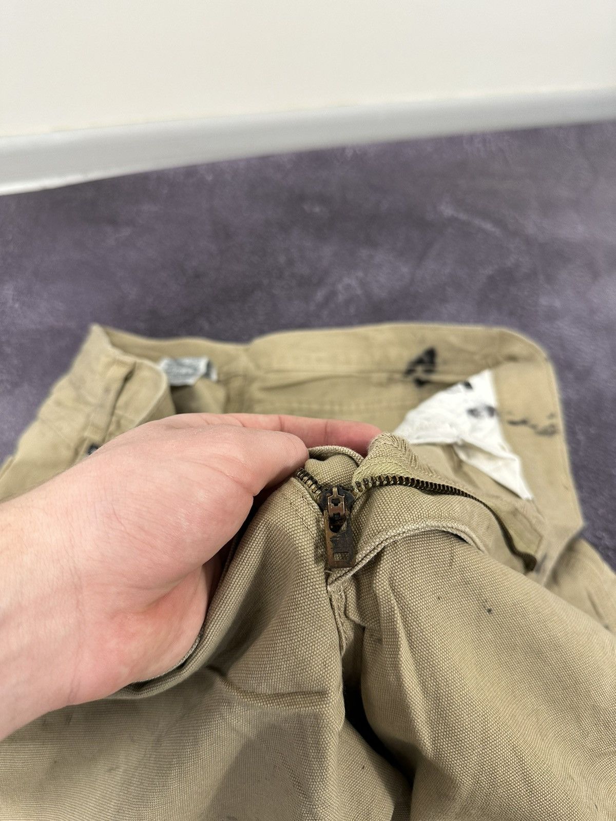 Carhartt Vintage Carhartt Flame Resistant Distressed USA Work Pants Size US 36 / EU 52 - 19 Thumbnail