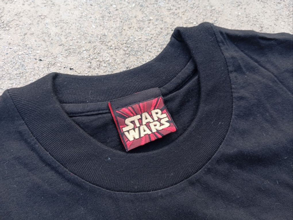 Vintage NOS 90s Star Wars Darth Maul 😈 Tshirt DEADSTOCK 💥 Size US L / EU 52-54 / 3 - 3 Thumbnail