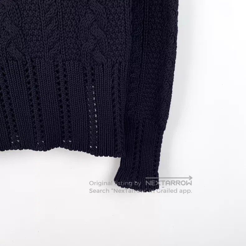 Thom Browne Thom Browne Navy blue knitted sweater Size US XXS / EU 40 - 5 Thumbnail
