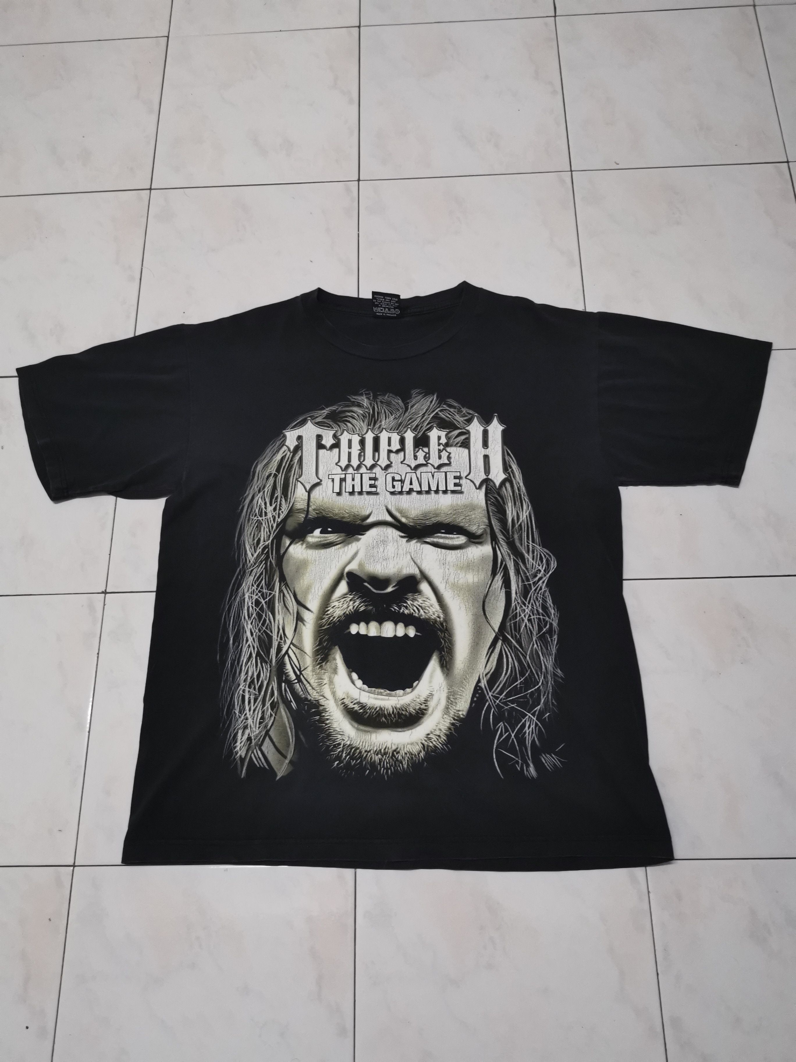 Vintage Vintage triple h bootleg tshirt Size US XL / EU 56 / 4 - 1 Thumbnail