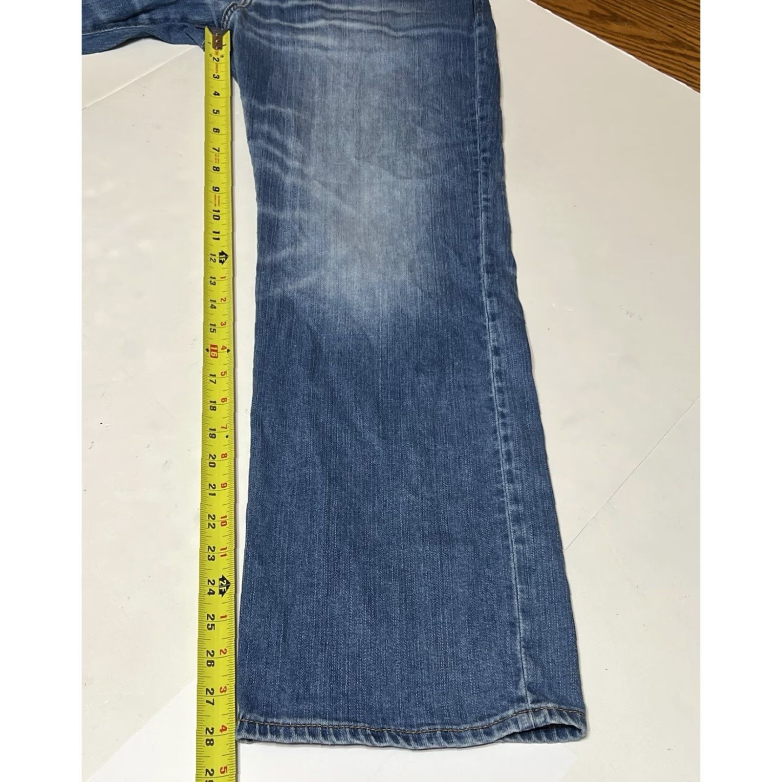 American Eagle Outfitters American Eagle Outfitters Jeans Bootscut Denim 5-Pocket Regular 33x28 33x30 Mens Blue Vintage No Size US 33 - 5 Thumbnail