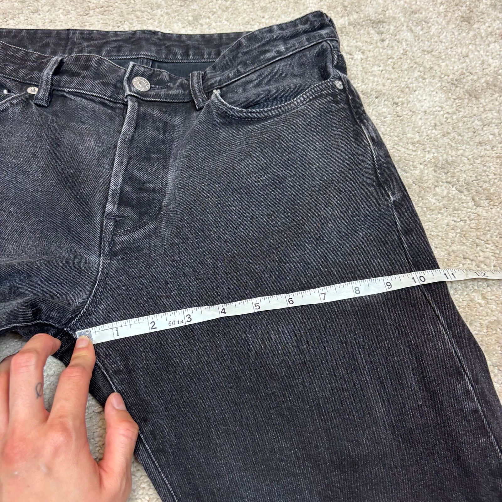 Buck Mason Buck Mason Maverick Slim 13 oz Jeans Men's 31x32.5 Black Size US 31 - 7 Thumbnail