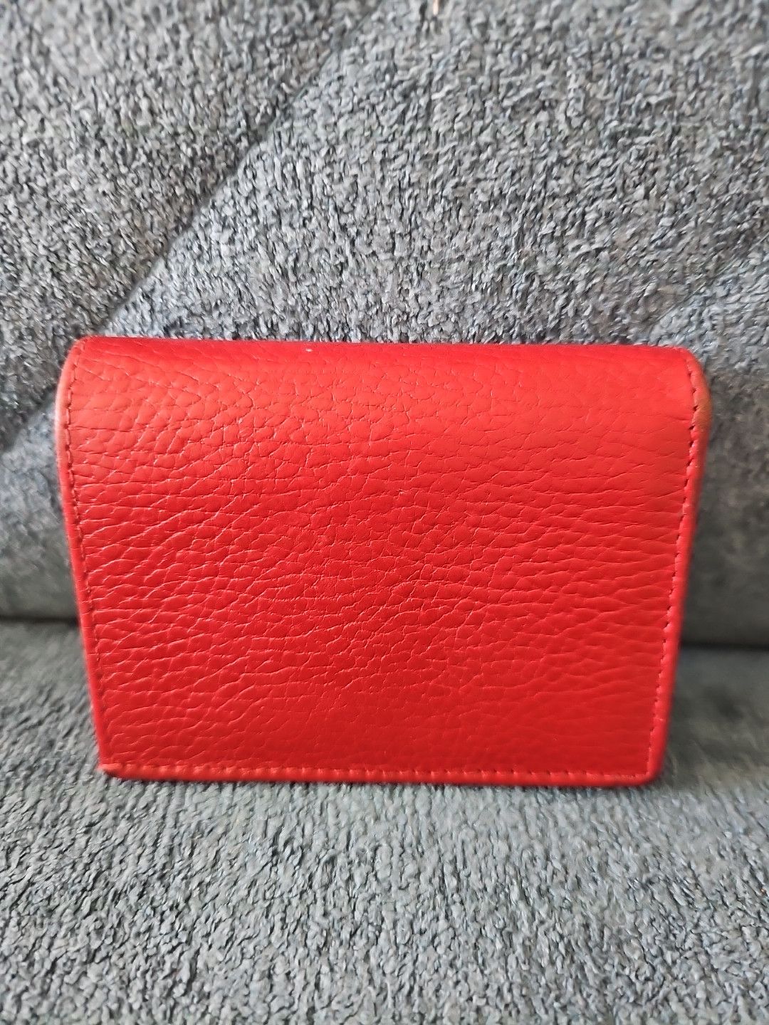Gucci GUCCI Marmont Red leather compact wallet Size ONE SIZE - 8 Thumbnail