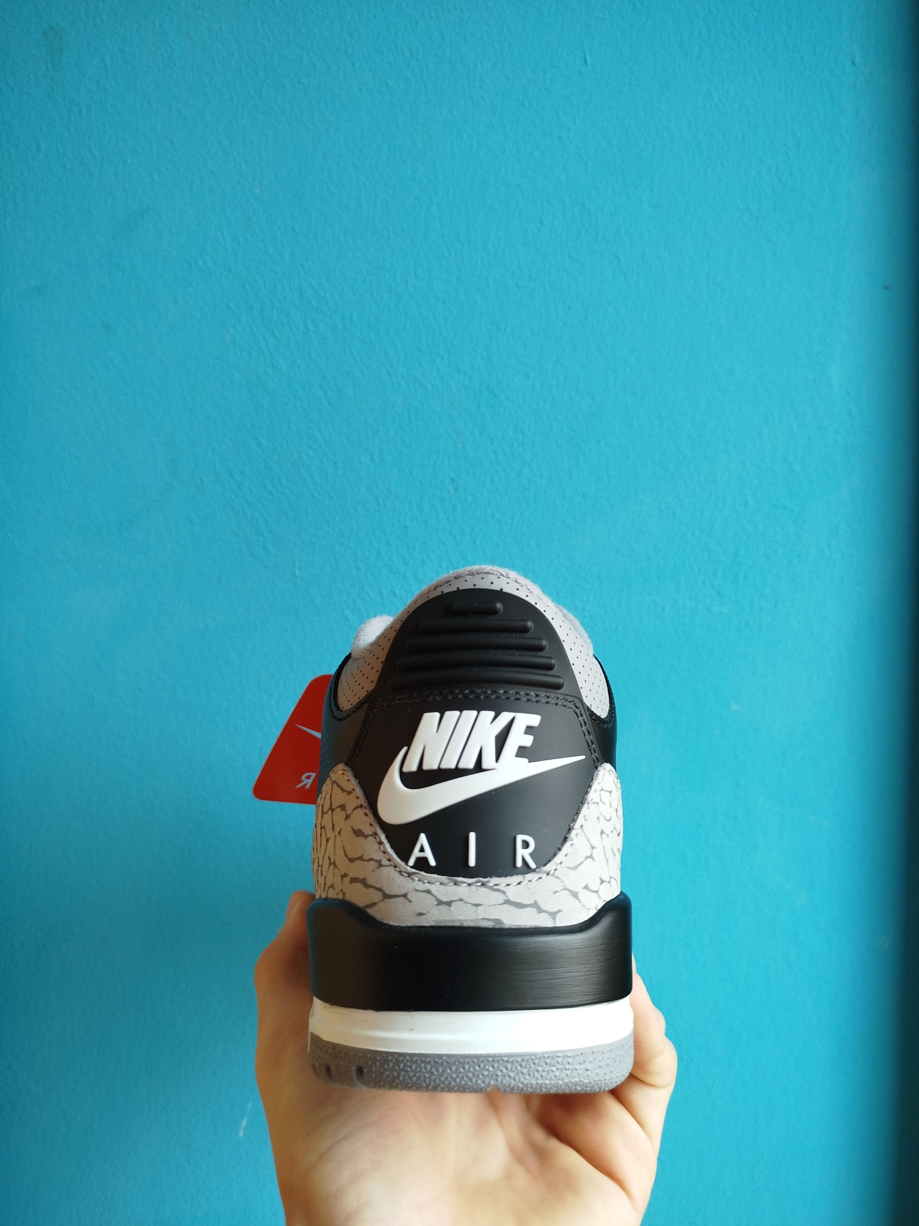 Jordan Brand Air Jordan 3 Black Cement Size US 6.5 / EU 39-40 - 5 Thumbnail