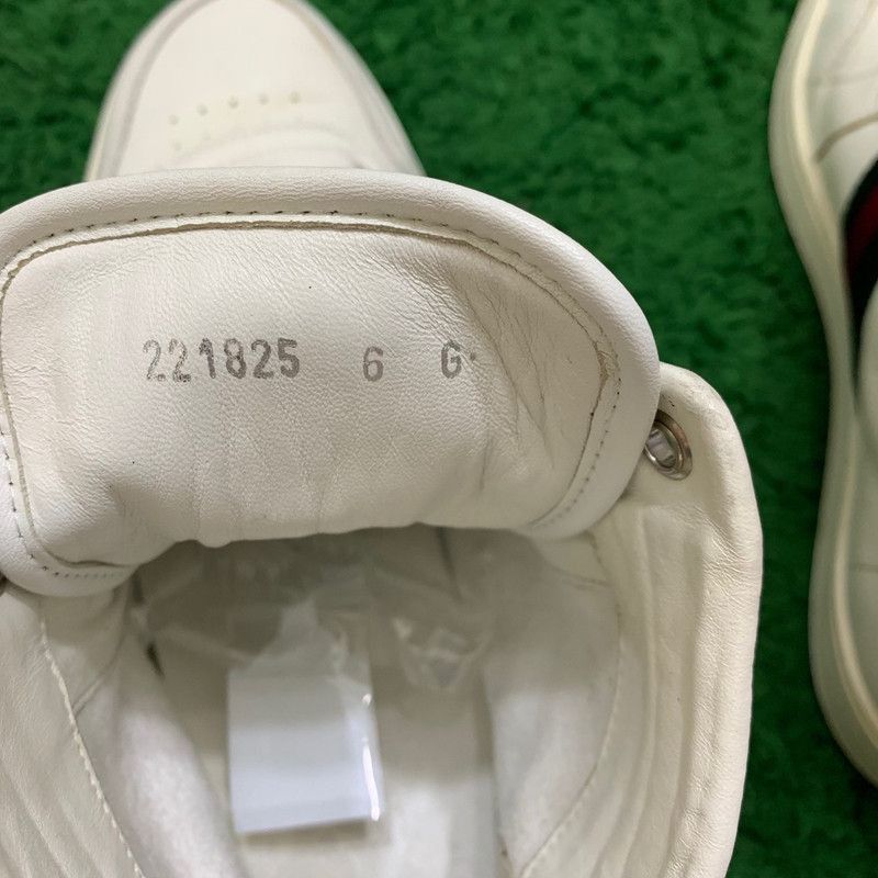 Gucci Gucci White Leather Stylish High Top Sneakers Size US 8.5 / EU 41-42 - 5 Thumbnail
