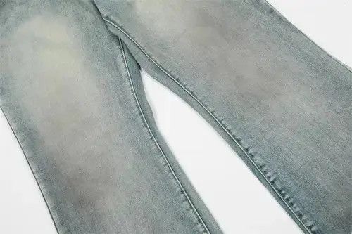 Jean Punk hip-hop trend washed distressed dirty jeans Size US 34 / EU 50 - 7 Thumbnail