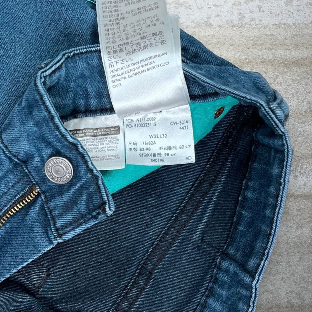 Levi's Levis Jeans 511 32x32 Slim Fit Slate Blue Wash Denim Red Tab Size US 32 / EU 48 - 5 Thumbnail