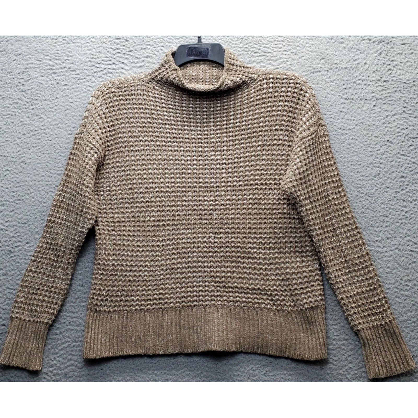 American Eagle Outfitters American Eagle Outfitters Sweater Womens XS Multicolor Chunky Knit Mock Neck Pullover Knit Pattern Striped Winter Fall Size XS / US 0-2 / IT 36-38 - 2 Thumbnail