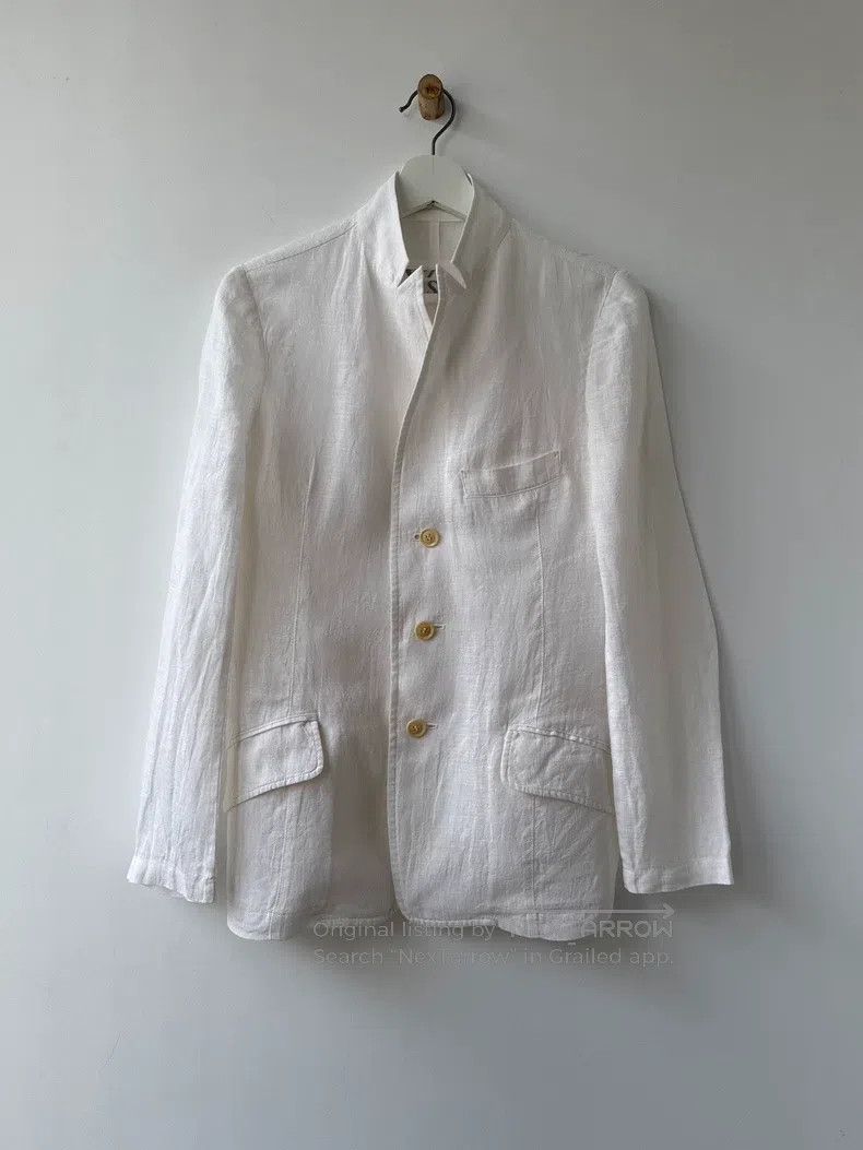 Yohji Yamamoto Yohji Yamamoto 16SS Minimalist Linen Suit Jacket Size US S / EU 44-46 / 1 - 3 Thumbnail