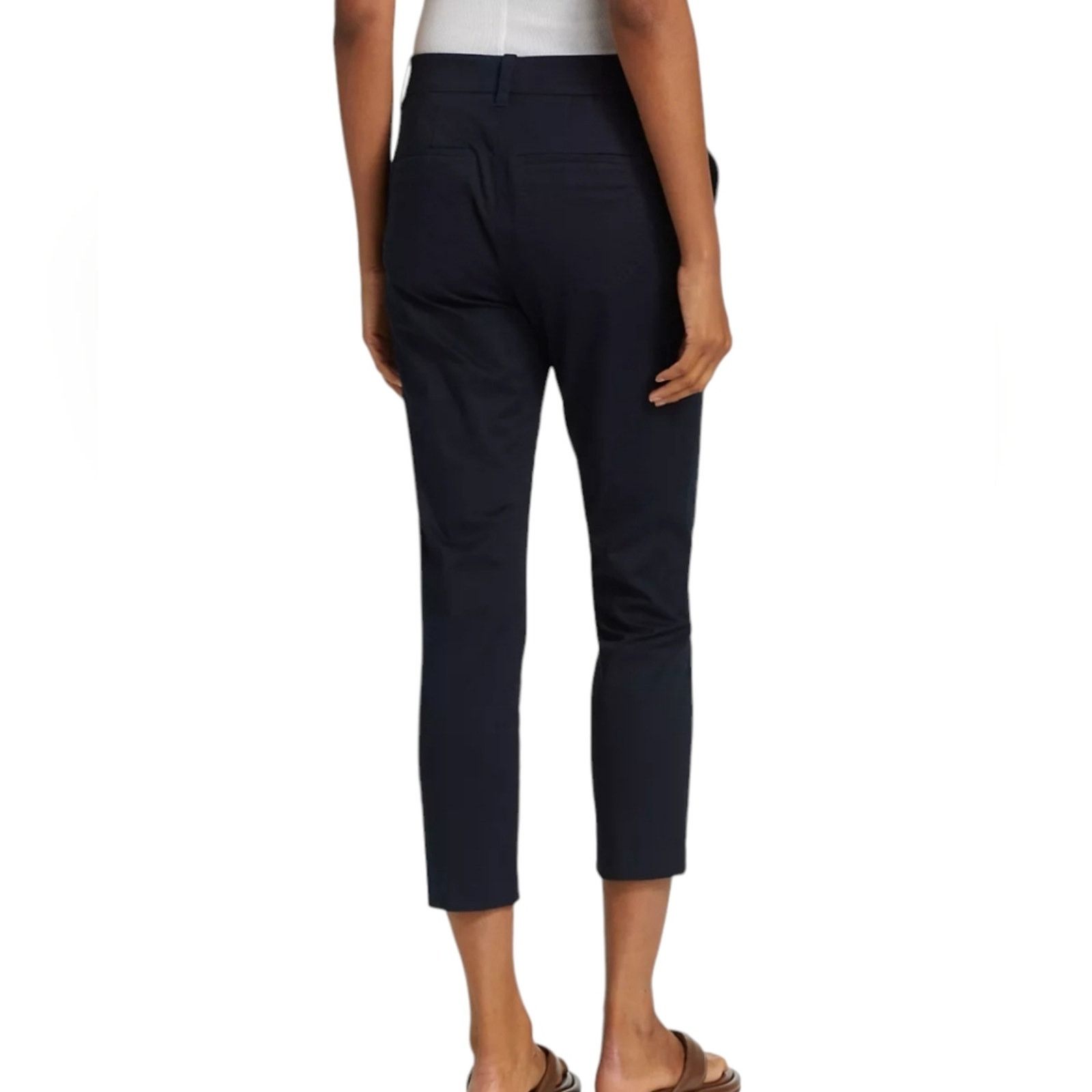 Vince Vince Cotton Cropped Trouser Pants 6 Size 28" / US 6 / IT 42 - 4 Thumbnail