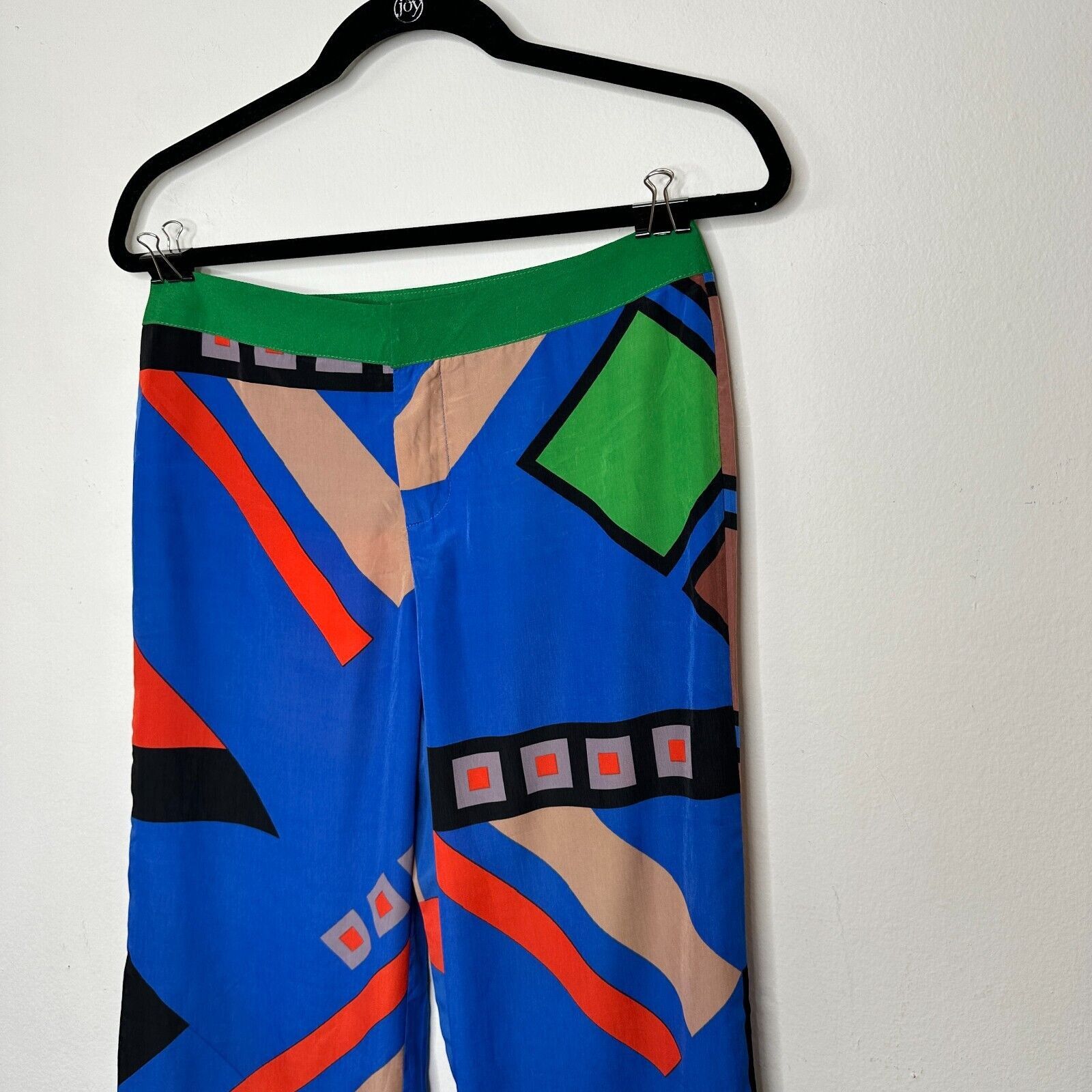 Other Jealous Tomato Bright Multi Abstract Palazzo Zip Pant M Size 28" / US 6 / IT 42 - 7 Thumbnail