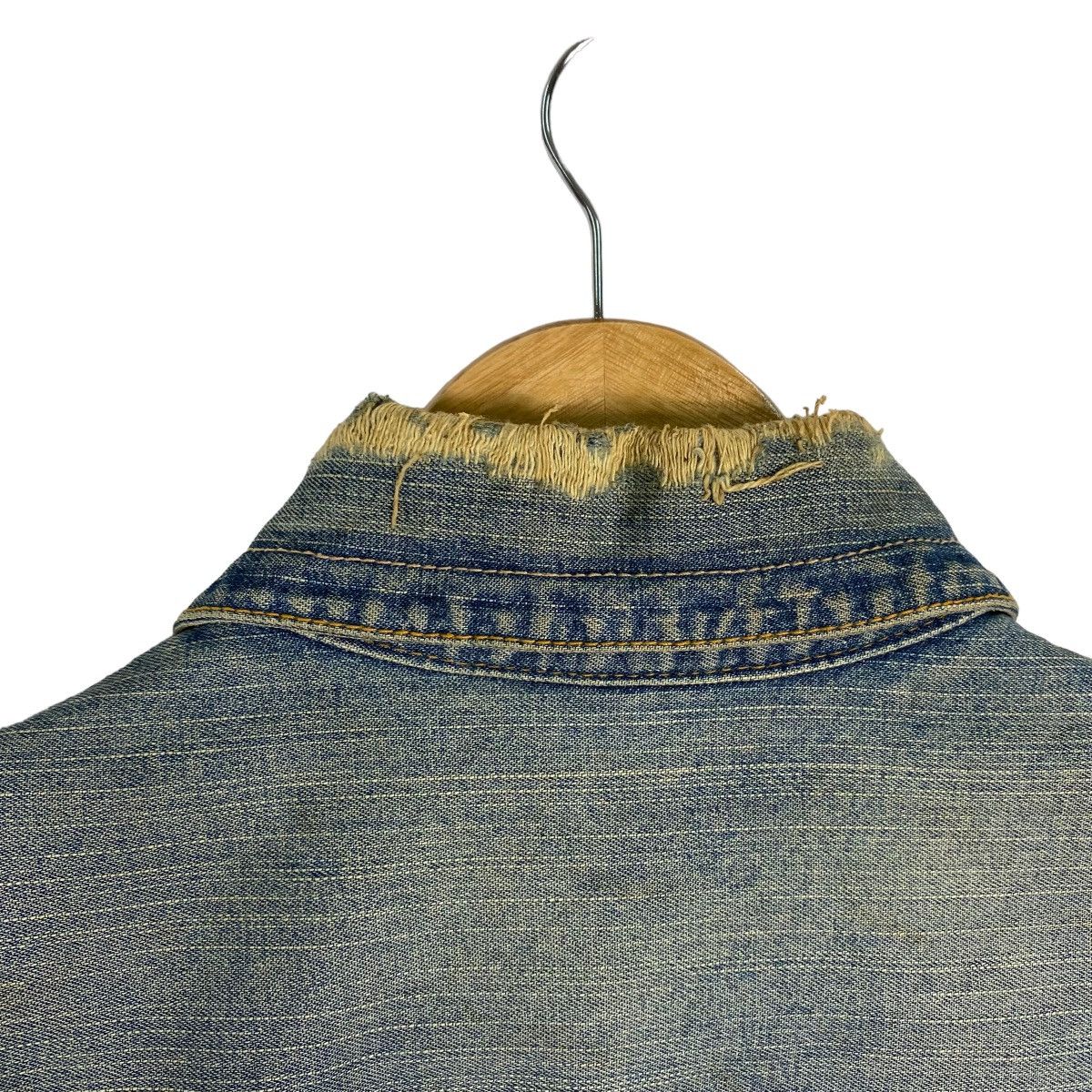 Japanese Brand Denim JK Style Distressed Denim Jacket Size US M / EU 48-50 / 2 - 14 Thumbnail