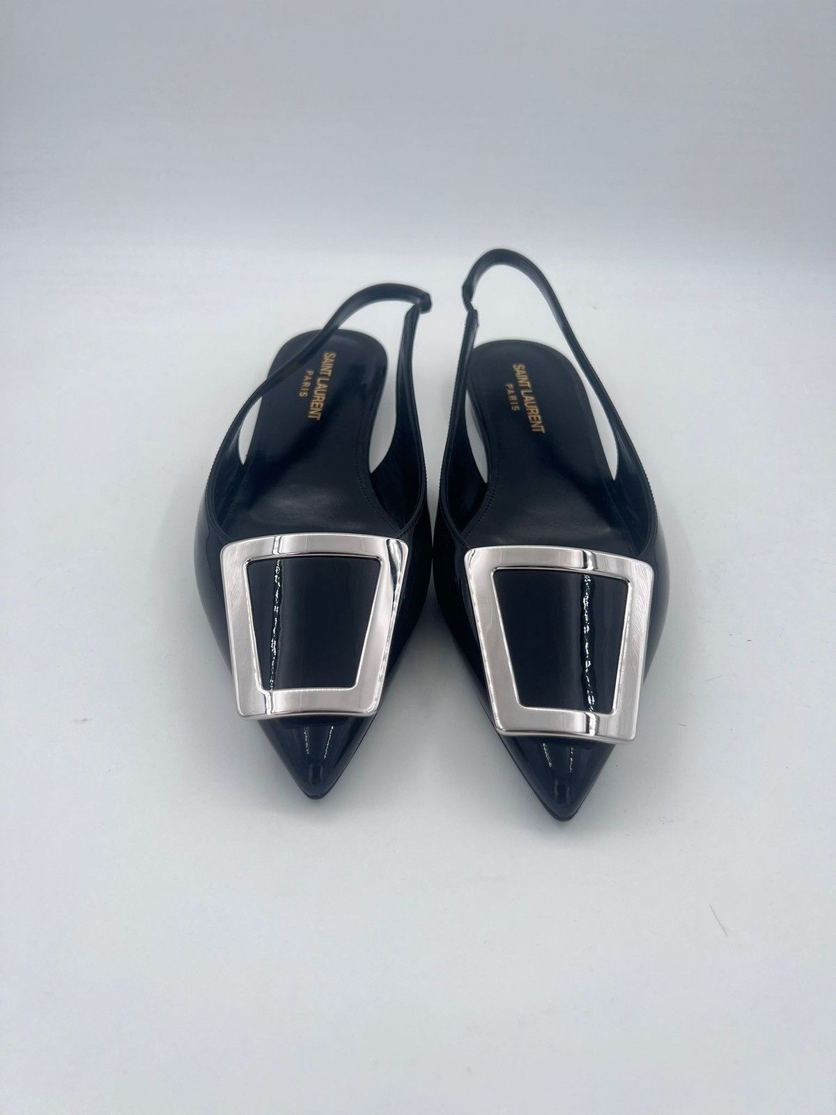 Saint Laurent Paris New Saint Laurent Maxine wmn flat sandal IT37.5/US7.5/UK4.5 Size US 7.5 / IT 37.5 - 4 Thumbnail