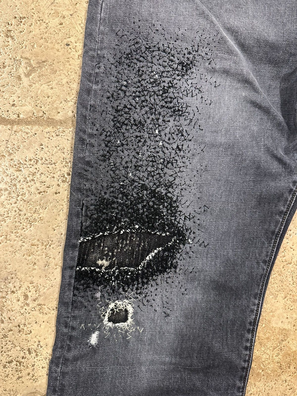 Kapital Kapital 14oz 5P Monkey Cisco Black Wash Denim 3 Year Fade Size US 36 / EU 52 - 4 Thumbnail