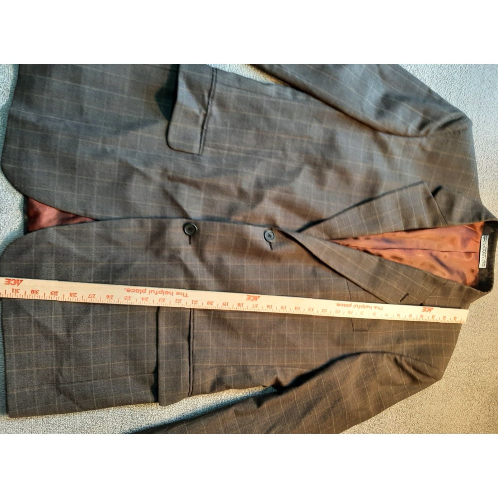 Emanuel Ungaro VINTAGE Emanuel Ungaro Blazer Jacket Size 40 R Wool Gray Gray Business Men's Suit 2 Piece Size 40R - 3 Thumbnail