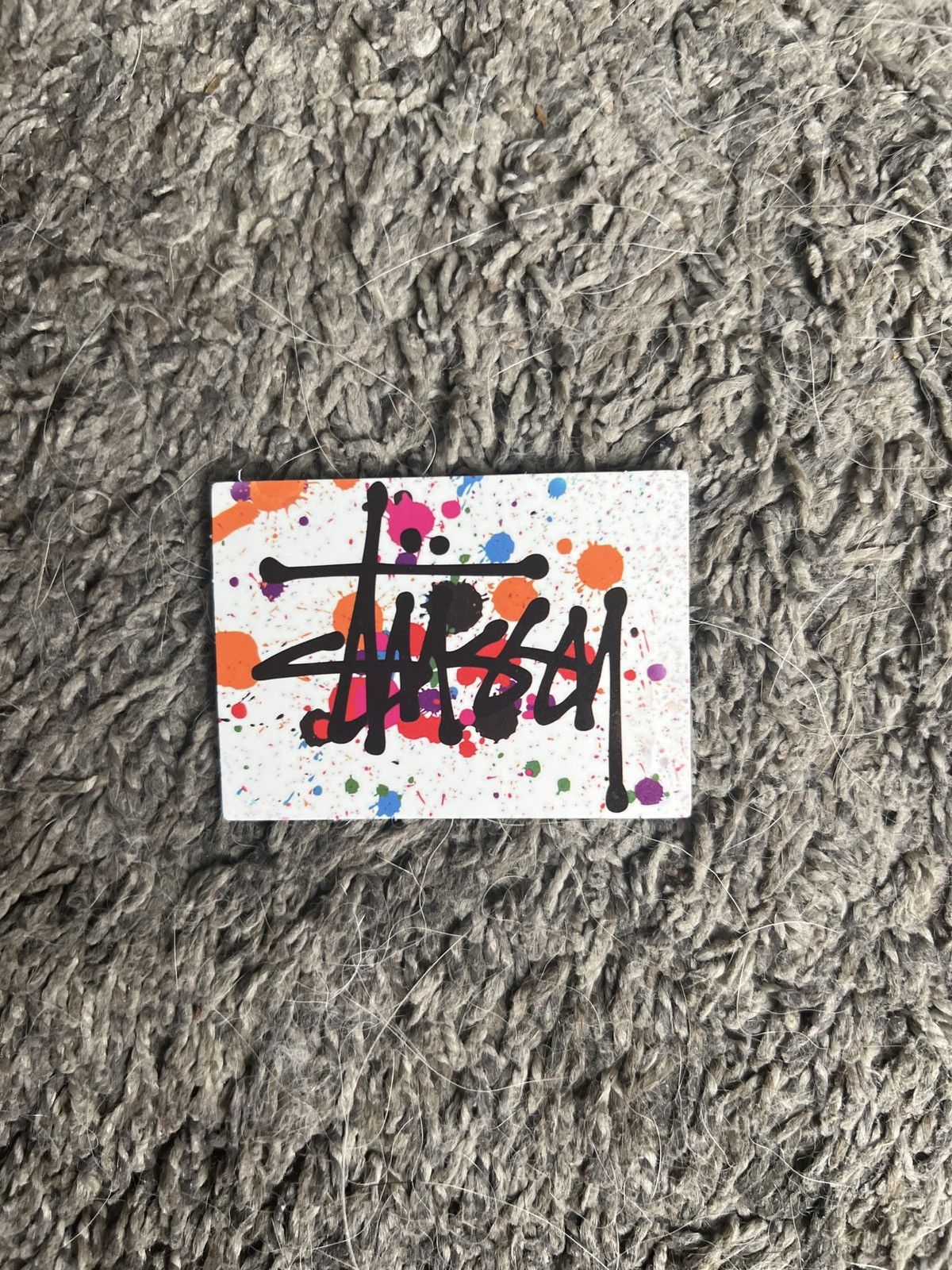 Stussy Stüssy Paint Splatter Sticker Size ONE SIZE - 1 Thumbnail