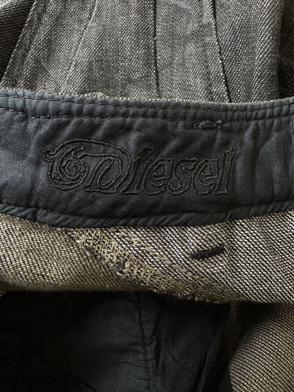 Diesel SS2007 Diesel Piccato spiral hybrid denim Size US 31 - 13 Thumbnail