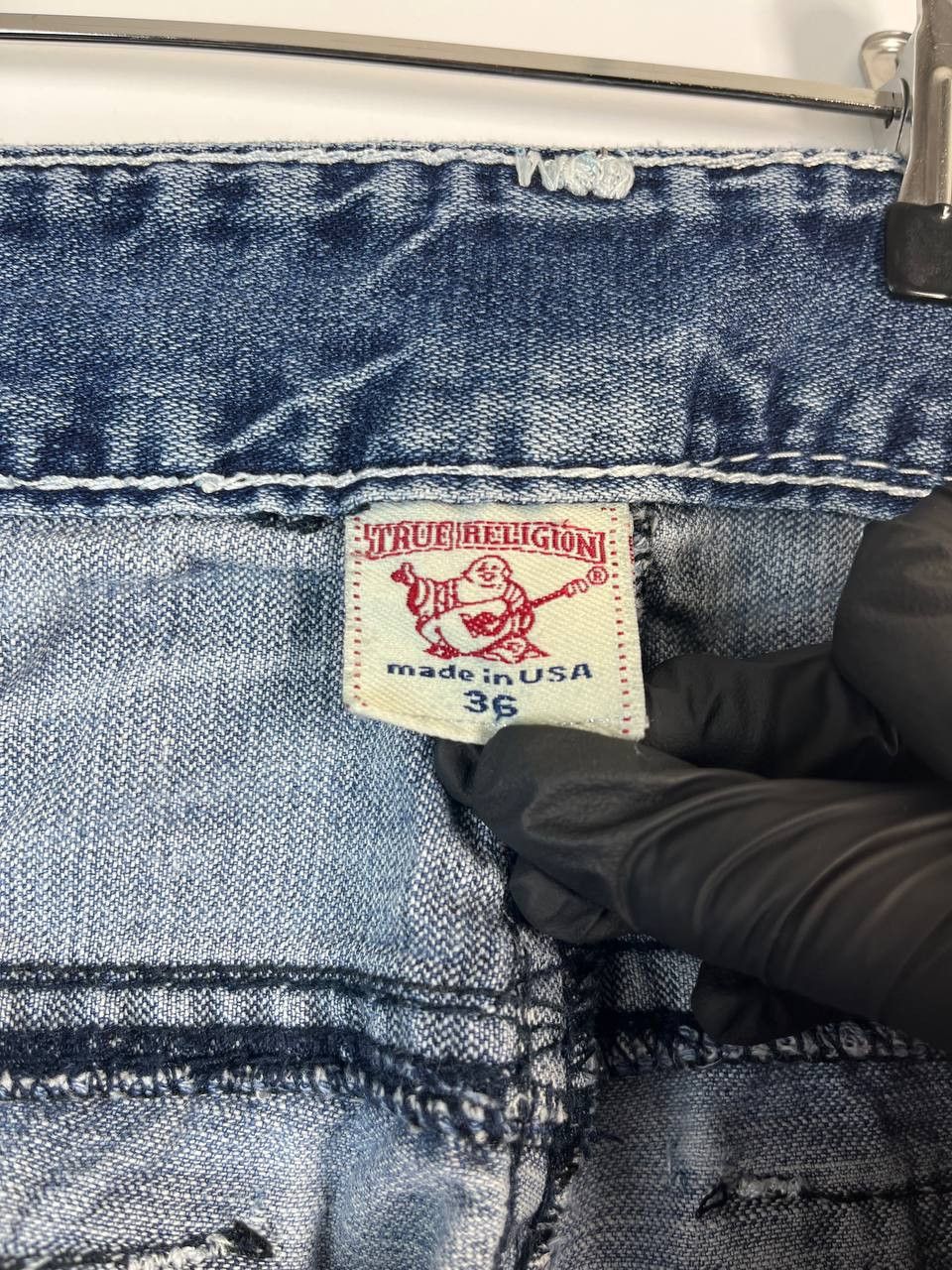 True Religion VINTAGE USA TRUE RELIGION SUPER JEANS STRAIGHT DENIM SIZE 36 Size US 36 / EU 52 - 4 Thumbnail