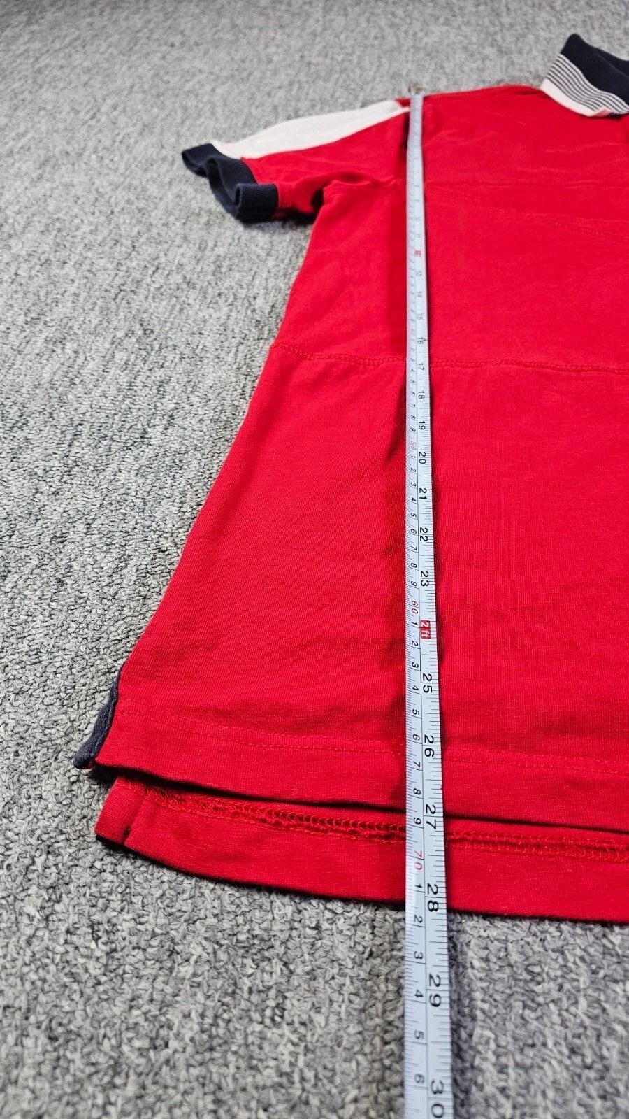 Nautica Nautica Slim Fit Polo USA Flag 30th Anniversary Red Cotton M Size US M / EU 48-50 / 2 - 14 Thumbnail
