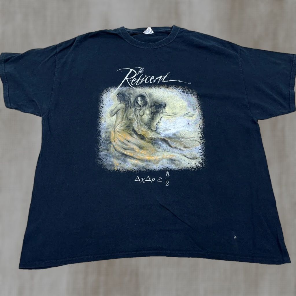 Gildan Vintage Gildan The Reticent Shirt Men 2XL Black Band Tee Y2K Adult Short Sleeve Crew Neck Graphic Print Logo 90s Rockabilly Retro Music Shirts Mens Size US XXL / EU 58 / 5 - 1 Thumbnail