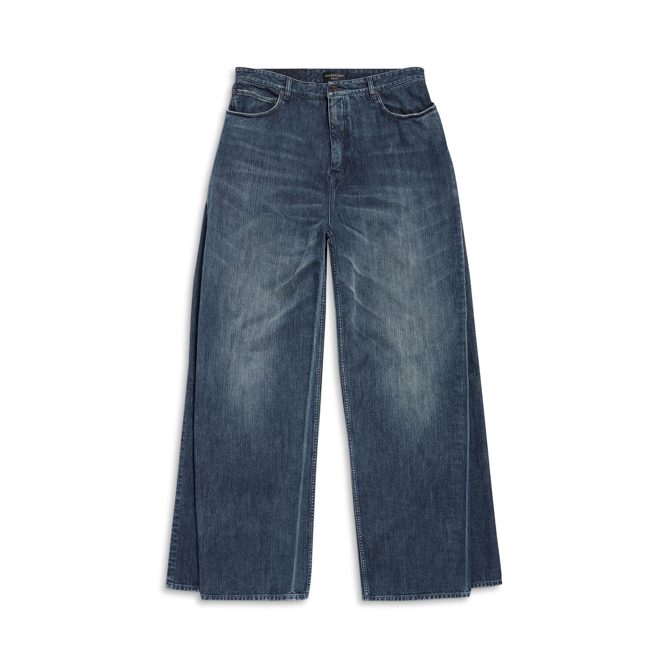 image of Balenciaga Jeans Pants Cargo Workwear 767979Tnw654445 in Denim Blue, Men's (Size 36)