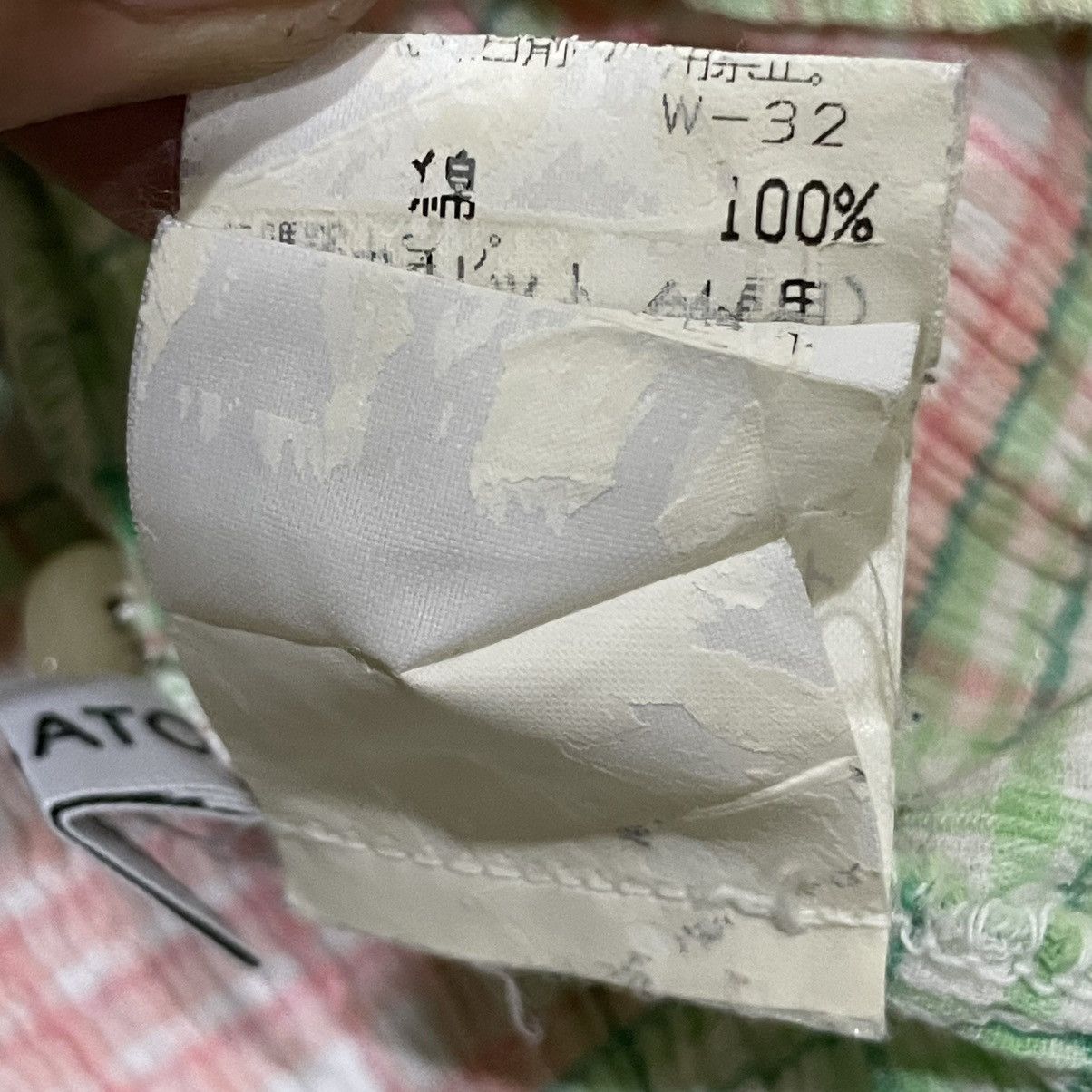 Tsumori Chisato Tsumori Chisato Issey Miyake Pastel Gingham Crinkle Shirt Size S / US 4 / IT 40 - 9 Thumbnail