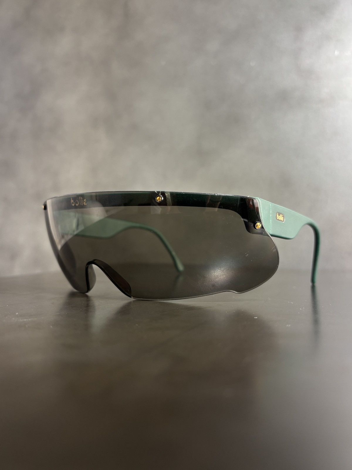Bolle Vintage Bolle Eagle Vision Sports Wrap Visor Y2K 90s Big Size ONE SIZE - 1 Thumbnail