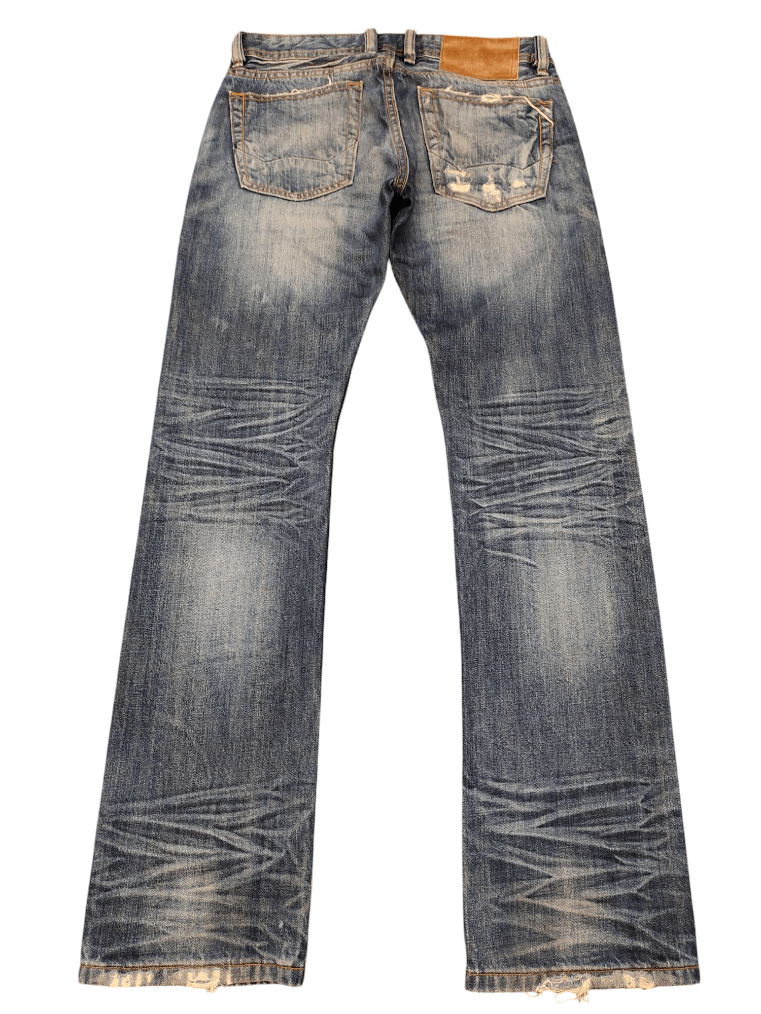 Kapital Cult Of Individuality Distress Clawmark Selvedge Jeans Size US 31 - 9 Thumbnail