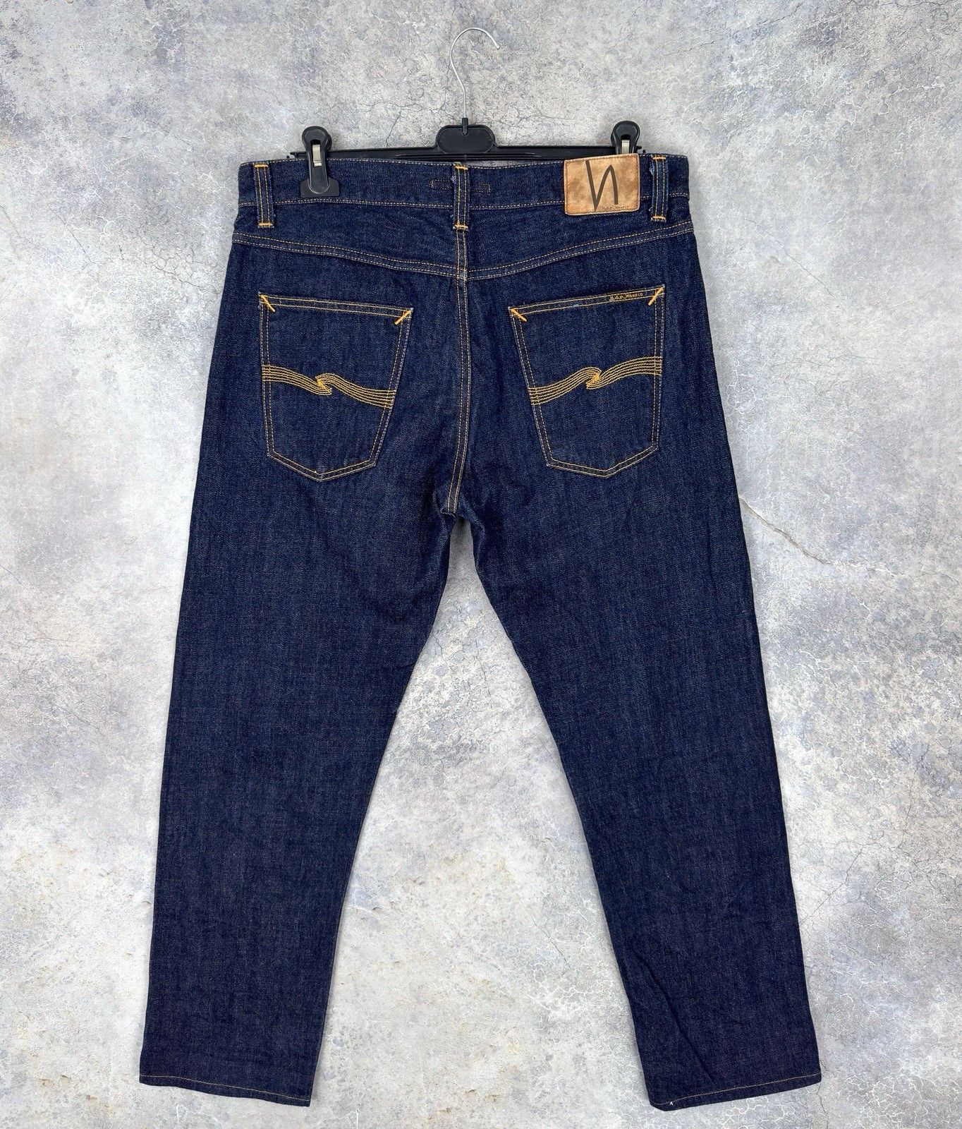 Nudie Jeans Nudie Jeans Snake Eyes Selvage Gritty Jackson Jeans W34 L32 Size US 34 / EU 50 - 8 Thumbnail