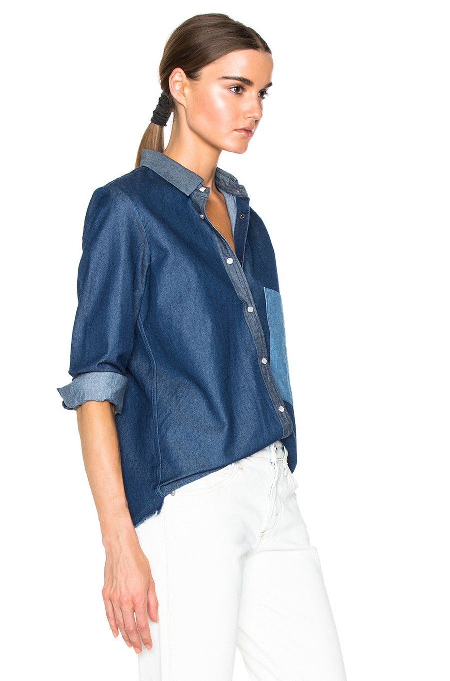 Golden Goose golden goose a7 denim patch shirts Size L / US 10 / IT 46 - 9 Thumbnail