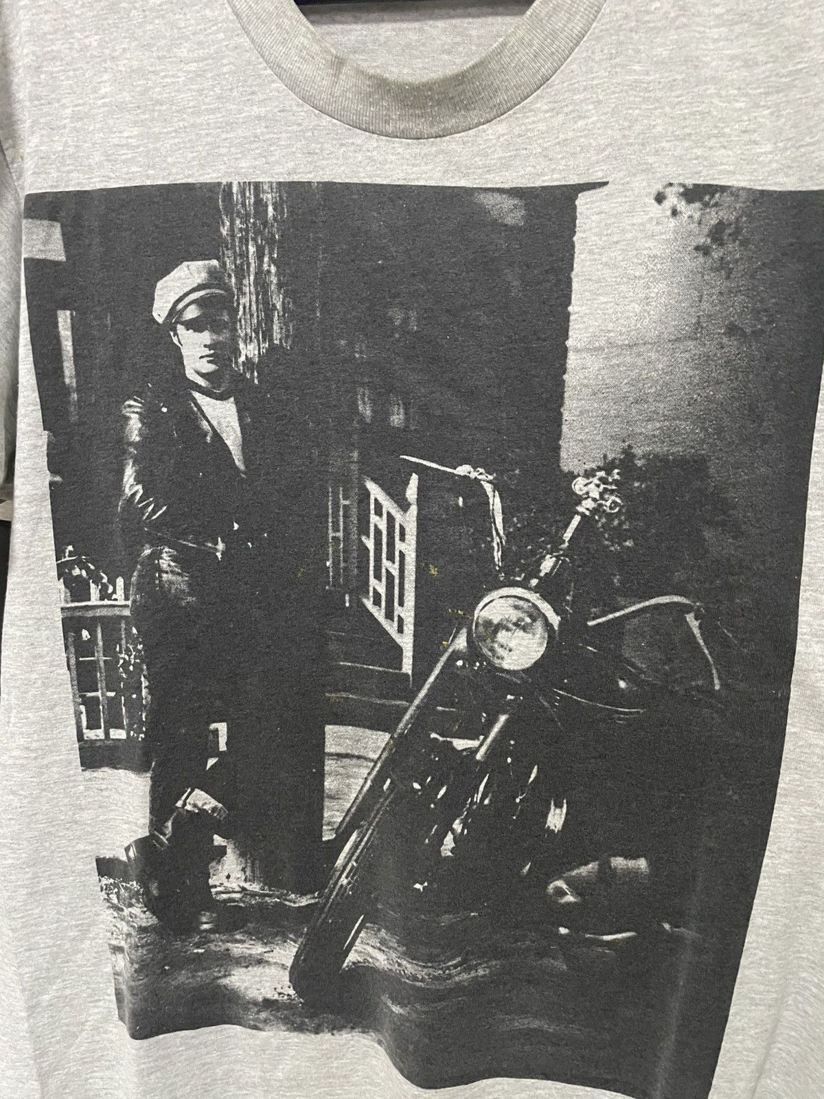 Vintage Vintage 80s Marlon Brando The Wild One Movie T Shirt Rare Size US L / EU 52-54 / 3 - 6 Thumbnail