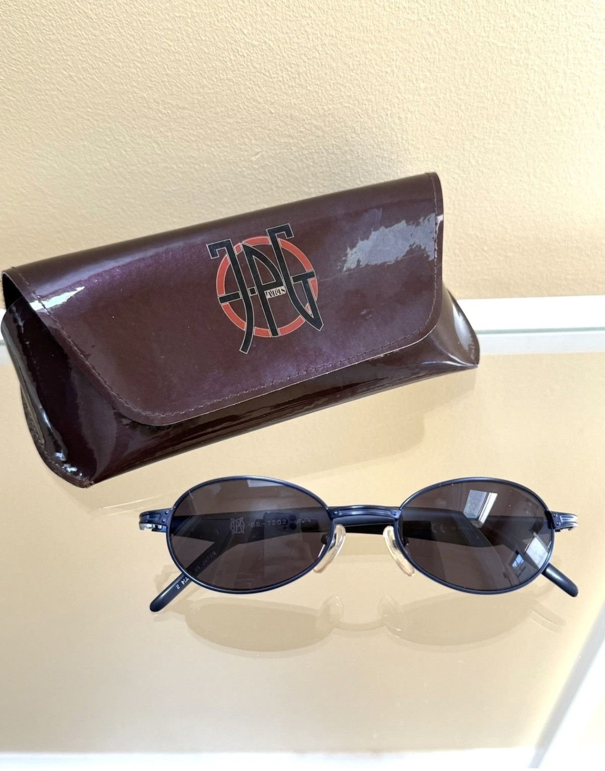 Jean Paul Gaultier JPG Vintage Sunglasses Jean Paul Gaultier 58-7202 Blue NEW Size ONE SIZE - 1 Thumbnail