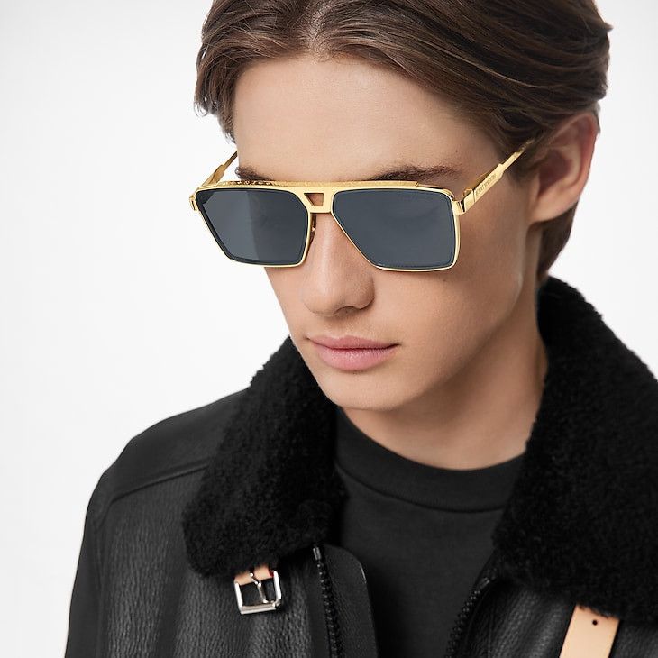 Louis Vuitton Evidence Metal Square Sunglasses Size ONE SIZE - 4 Thumbnail