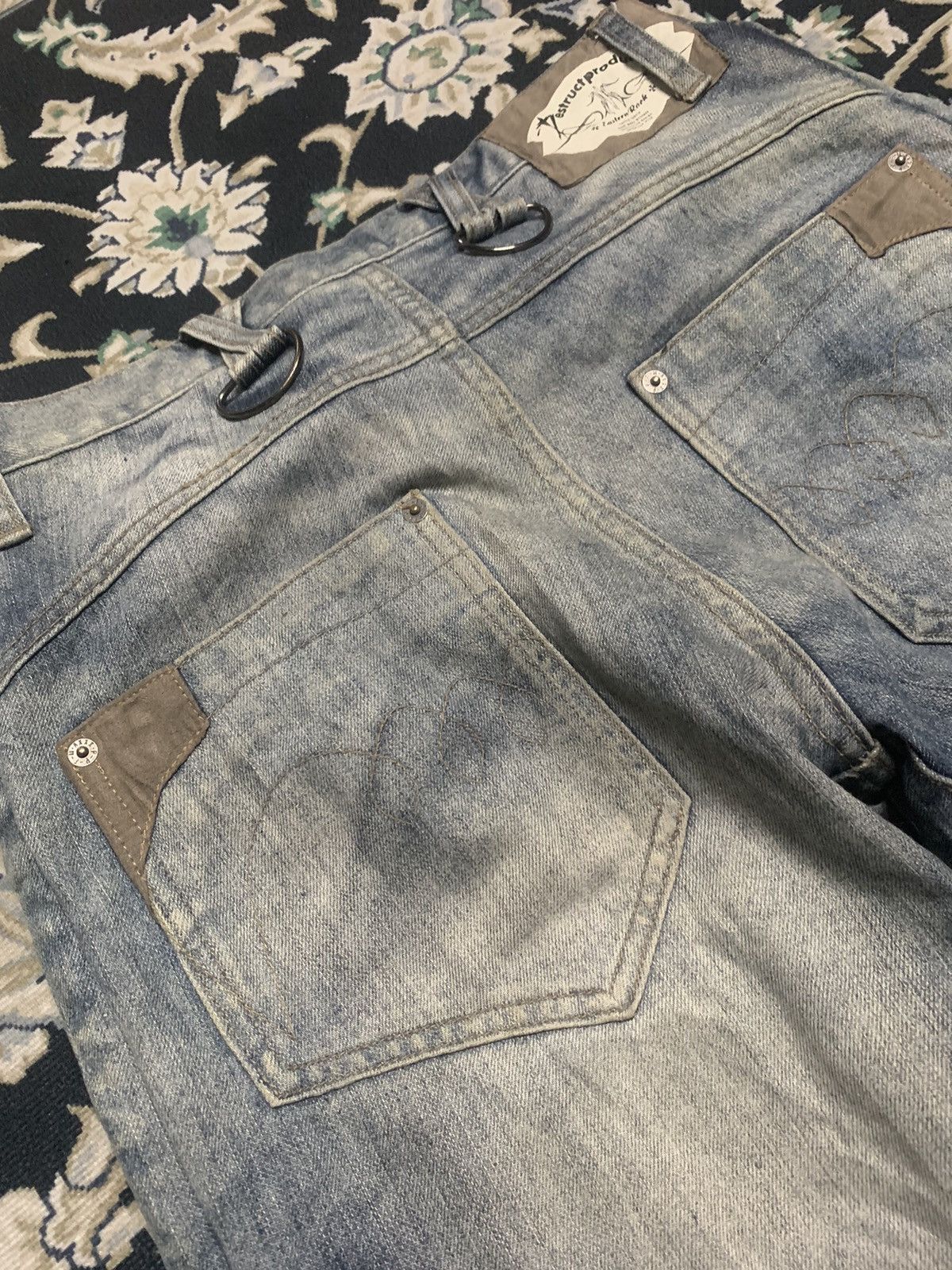 PPFM PPFM DESTRUCT PRODUCT JEANS Size US 32 / EU 48 - 16 Thumbnail