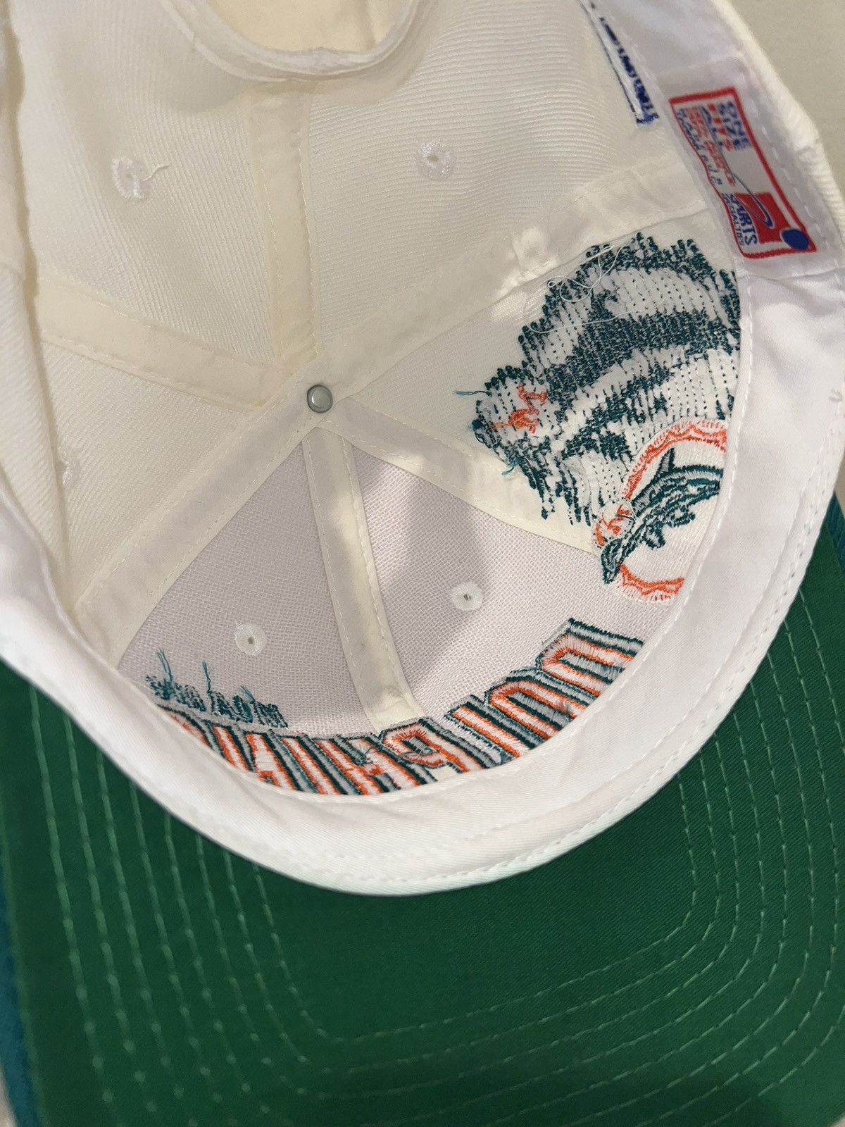 Sports Specialties × Vintage Vintage Miami Dolphins Sports Specialties Shadow Hat Size ONE SIZE - 6 Thumbnail