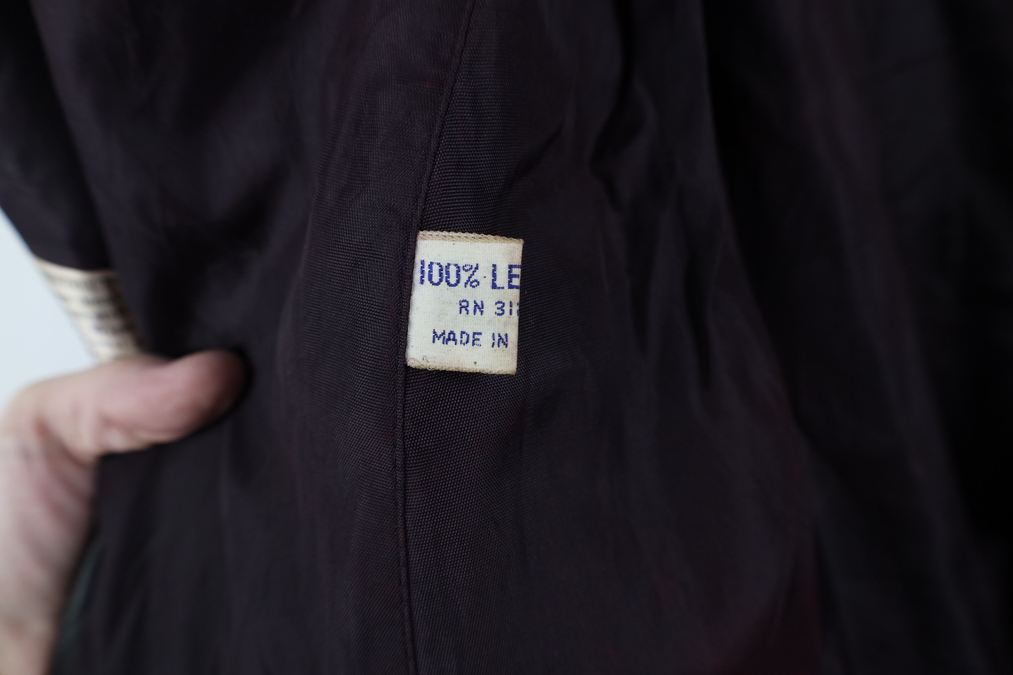 Vintage Vintage 70s Streetwear Goth Leather Trench Coat Jacket Black Size L / US 10 / IT 46 - 12 Thumbnail